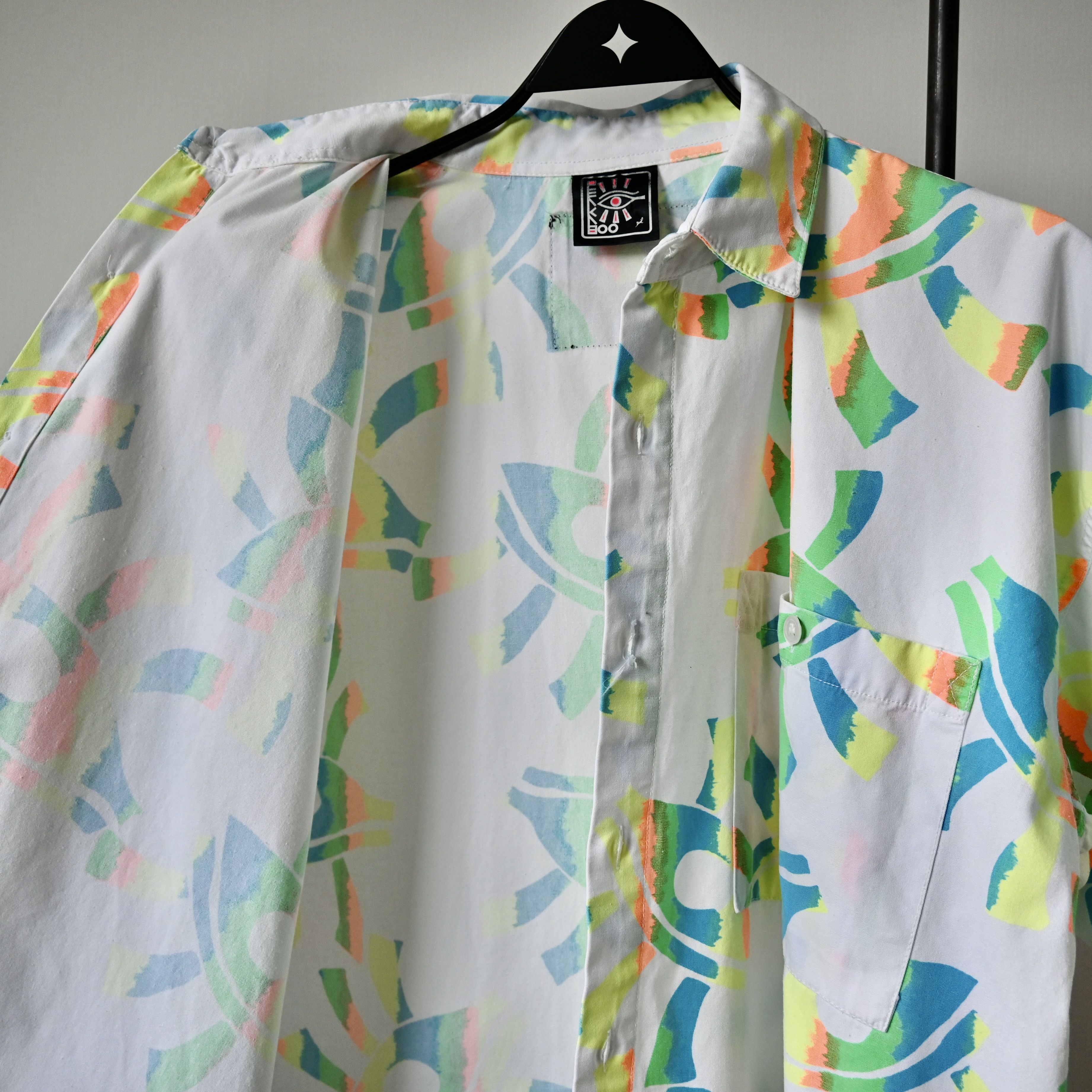 Japanese Brand VTG 1980-1990s PEAKABOO cotton Hawaiian shirt Size US L / EU 52-54 / 3 - 9 Thumbnail