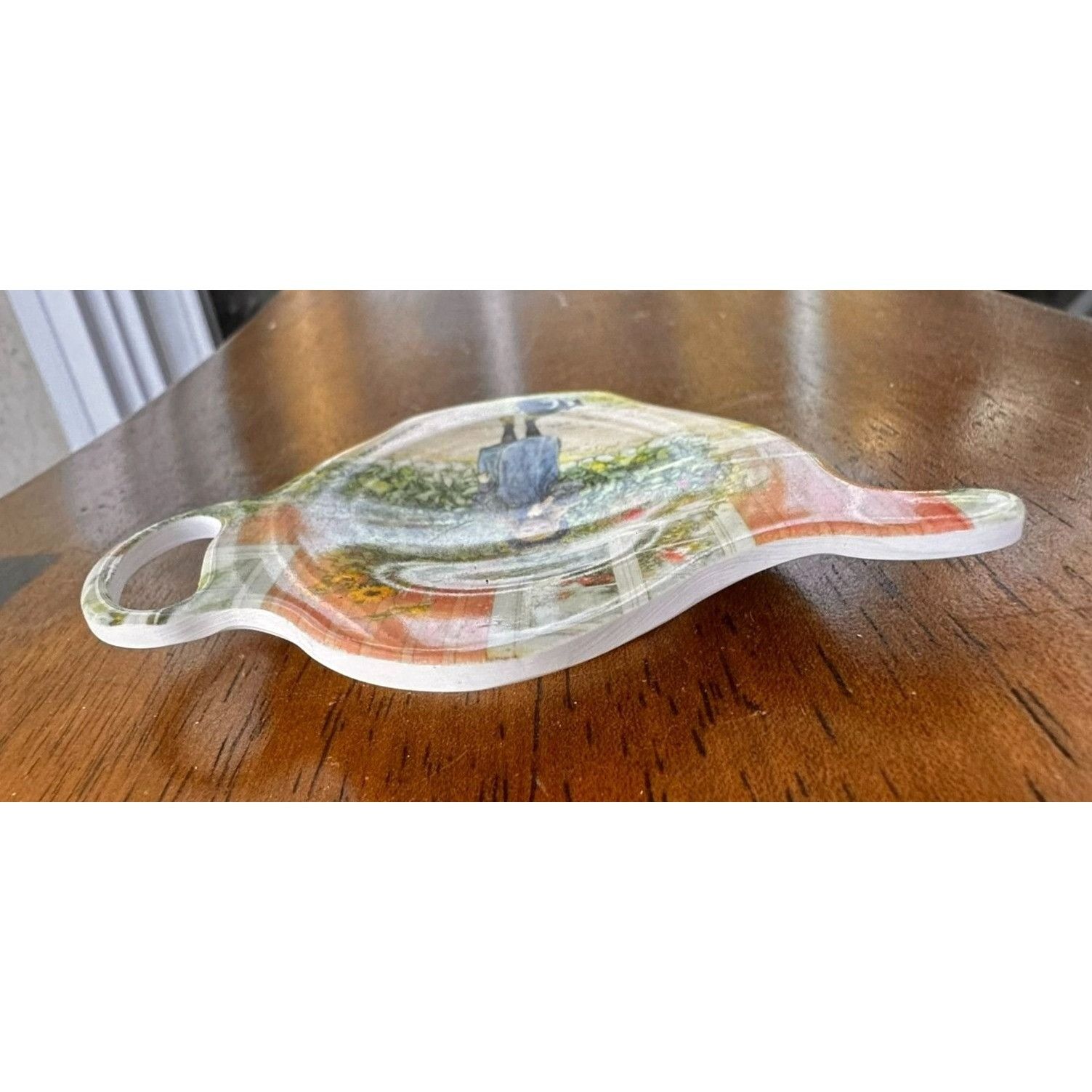 Other Ashdene Tes Bag Holder Girl with Cat Sunflowers 2008 Austral Size ONE SIZE - 8 Thumbnail