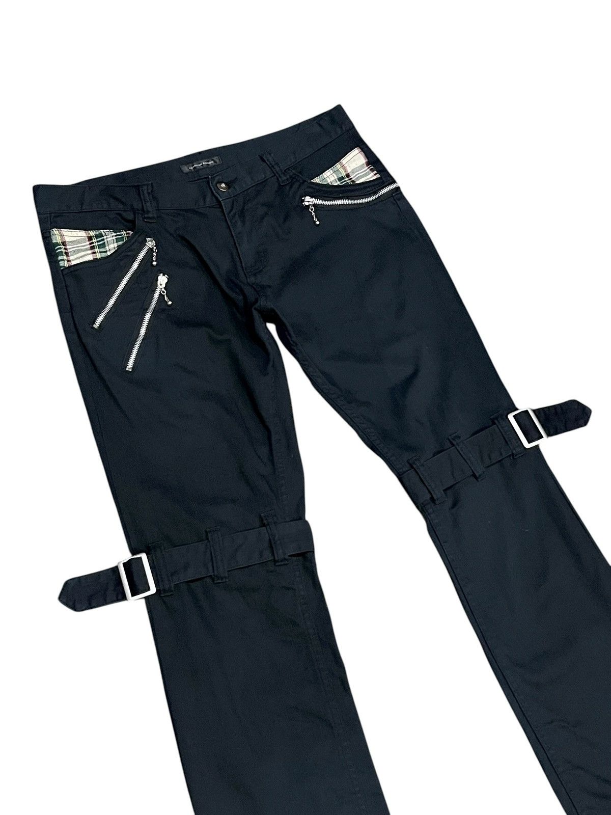 Complex RARE🔥Vintage Complex Escape Bondage Grunge Zipper Pants 32" Size US 32 / EU 48 - 8 Thumbnail