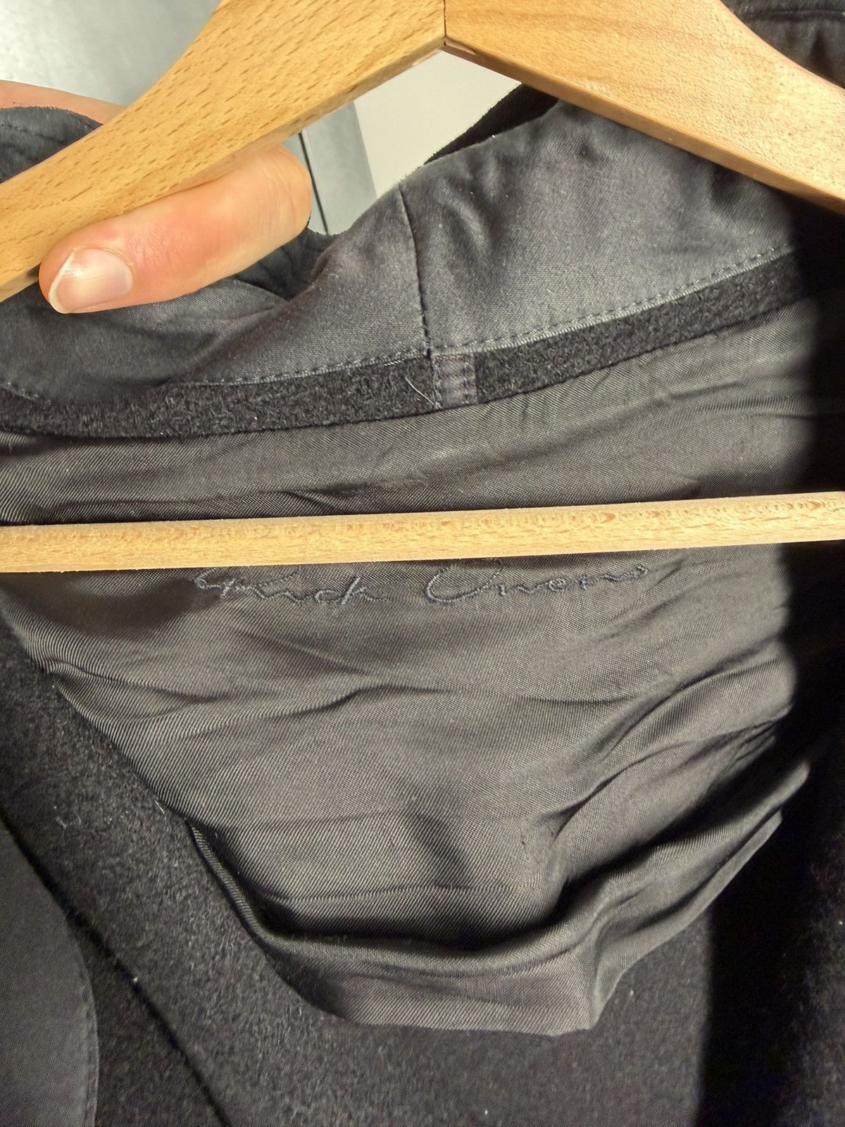 Rick Owens Rick Owens Lambs Wool Cross Zip Coat Size US S / EU 44-46 / 1 - 15 Thumbnail