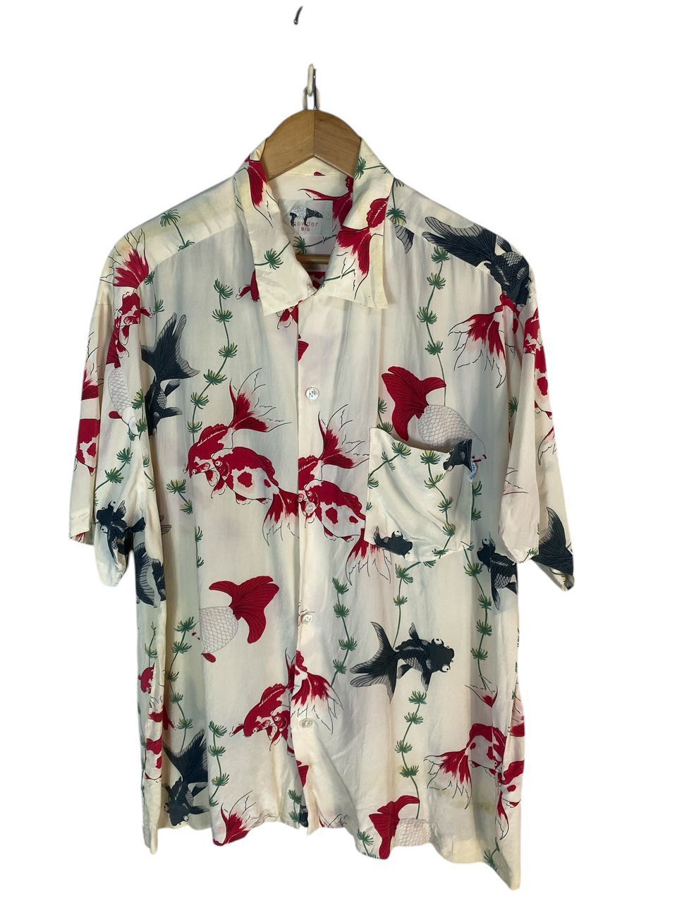 Vintage Unisex🔥 vintage koi fish silk button up shirt by powder big Size US XL / EU 56 / 4 - 1 Thumbnail
