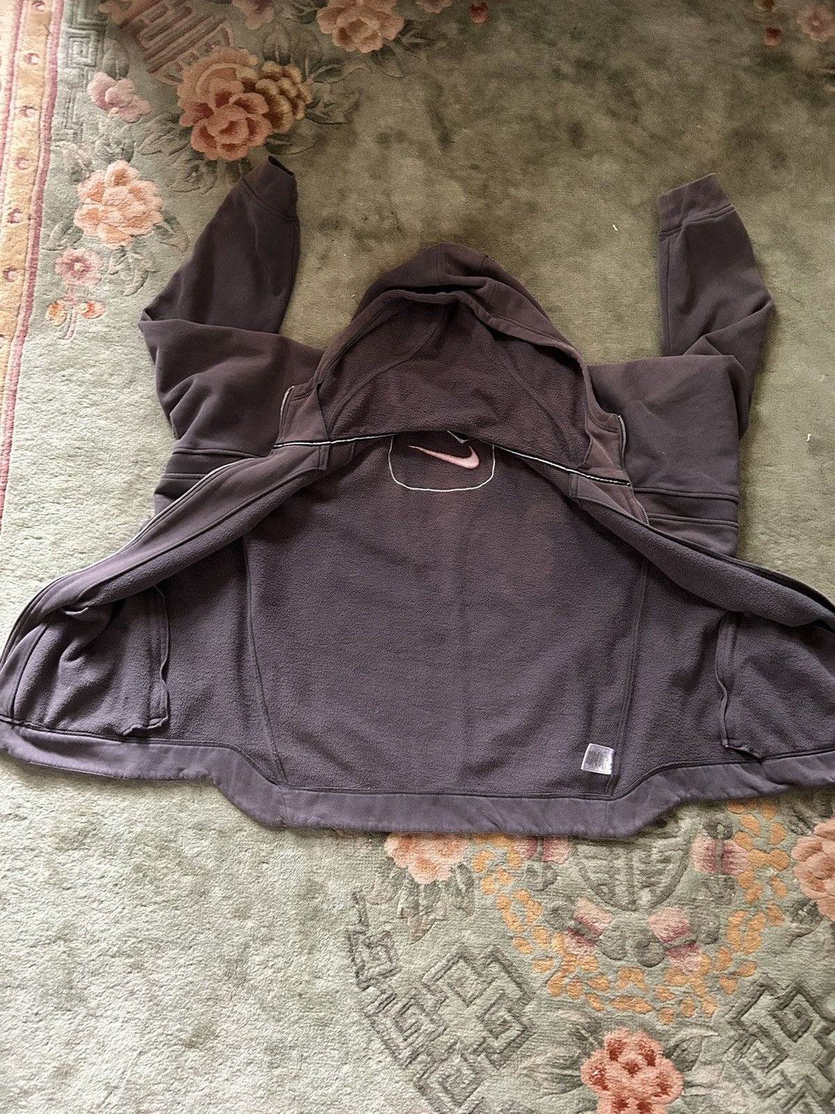 Nike × Vintage RARE Nike Double Zip Hoodie Size US XXL / EU 58 / 5 - 4 Thumbnail