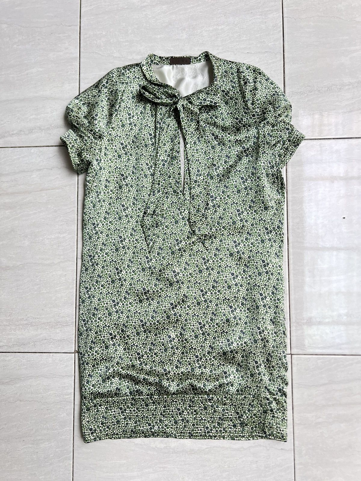 Loewe LOEWE Green Motive Dress Size S / US 4 / IT 40 - 6 Thumbnail