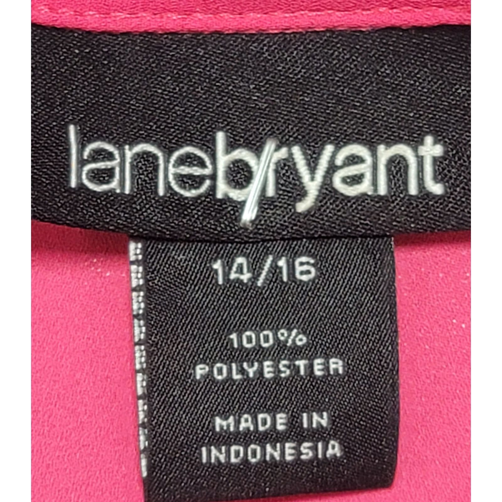 Other Lane Bryant Pink Draped Round Neck Top 14 16 Lightweight Size XL / US 12-14 / IT 48-50 - 4 Thumbnail