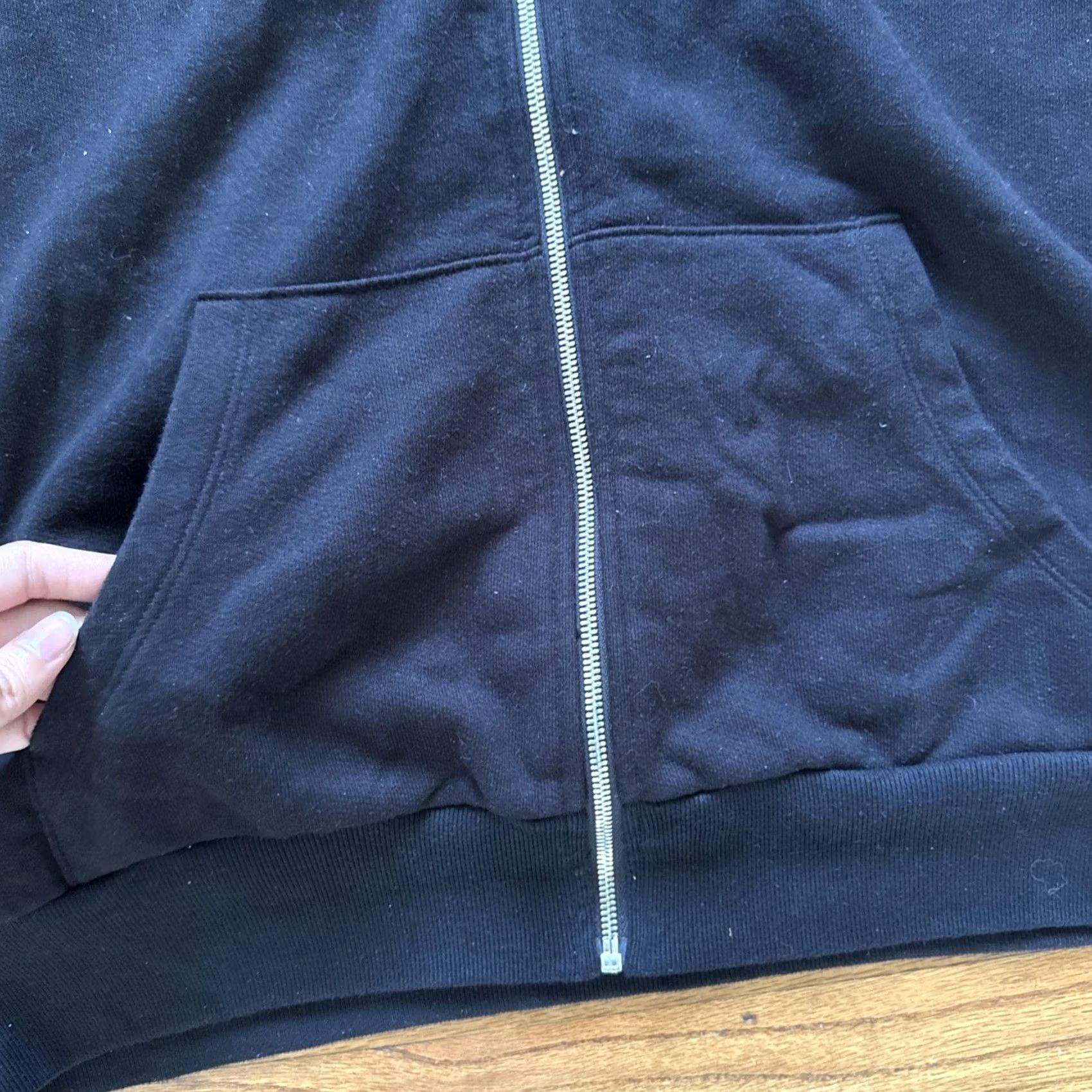 Vintage Eliantte Full Zip Hoodie Crew Neck XL Men Black Logo Size US XL / EU 56 / 4 - 3 Thumbnail