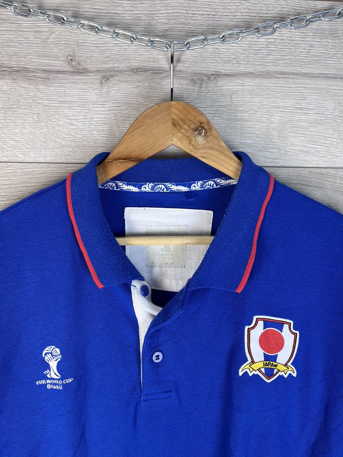 Japanese Brand Men’s polo Japan FIFA World Cup Brazil 2019 size Xl Size US XL / EU 56 / 4 - 4 Thumbnail
