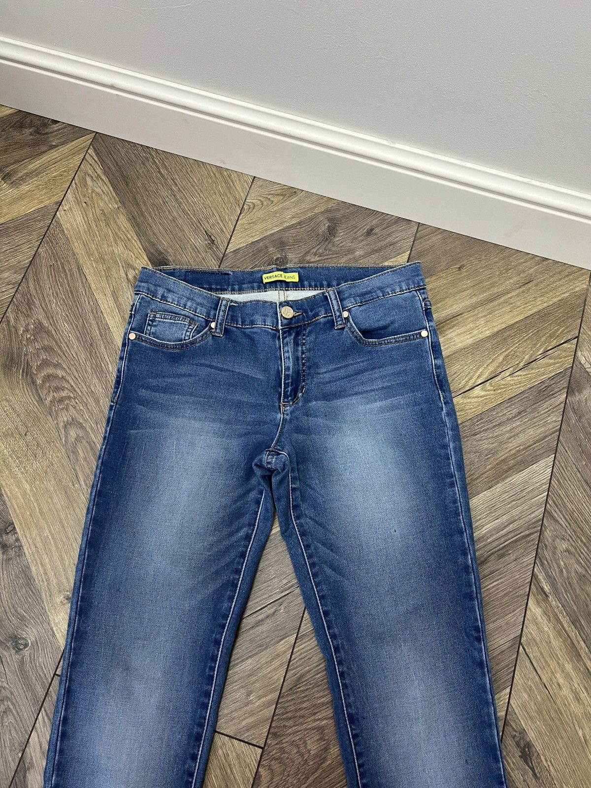 Versace × Versace Jeans Couture × Vintage Vintage Versace Jeans Women’s Denim Pants Size 28" / US 6 / IT 42 - 4 Thumbnail