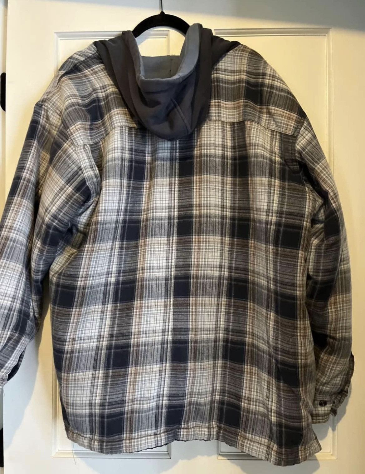 Dickies Vintage Dickies Quilted Flannel Zip Up Jacket with Hood XL Size US XL / EU 56 / 4 - 4 Thumbnail