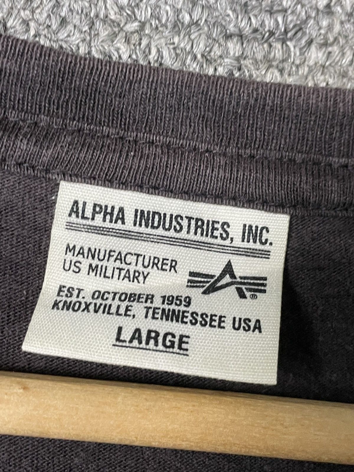 Alpha Industries × Japanese Brand × Vintage Alpha Industries Basic Long Sleeve Shirt (75) Size US L / EU 52-54 / 3 - 7 Thumbnail