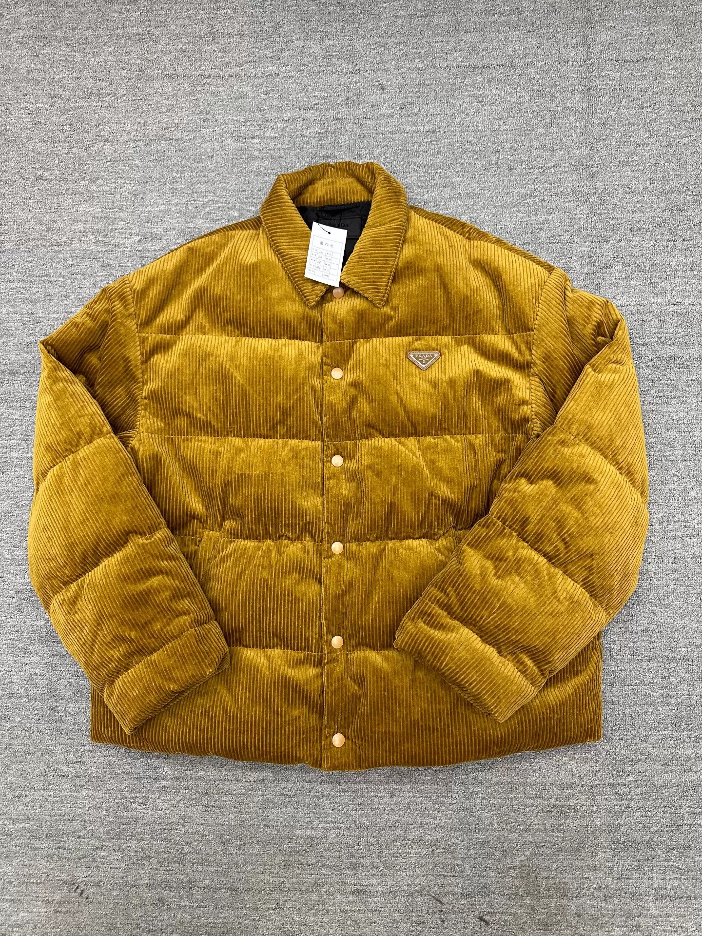 Prada Prada 2024 Corduroy Down Jacket Size US XXL / EU 58 / 5 - 1 Thumbnail
