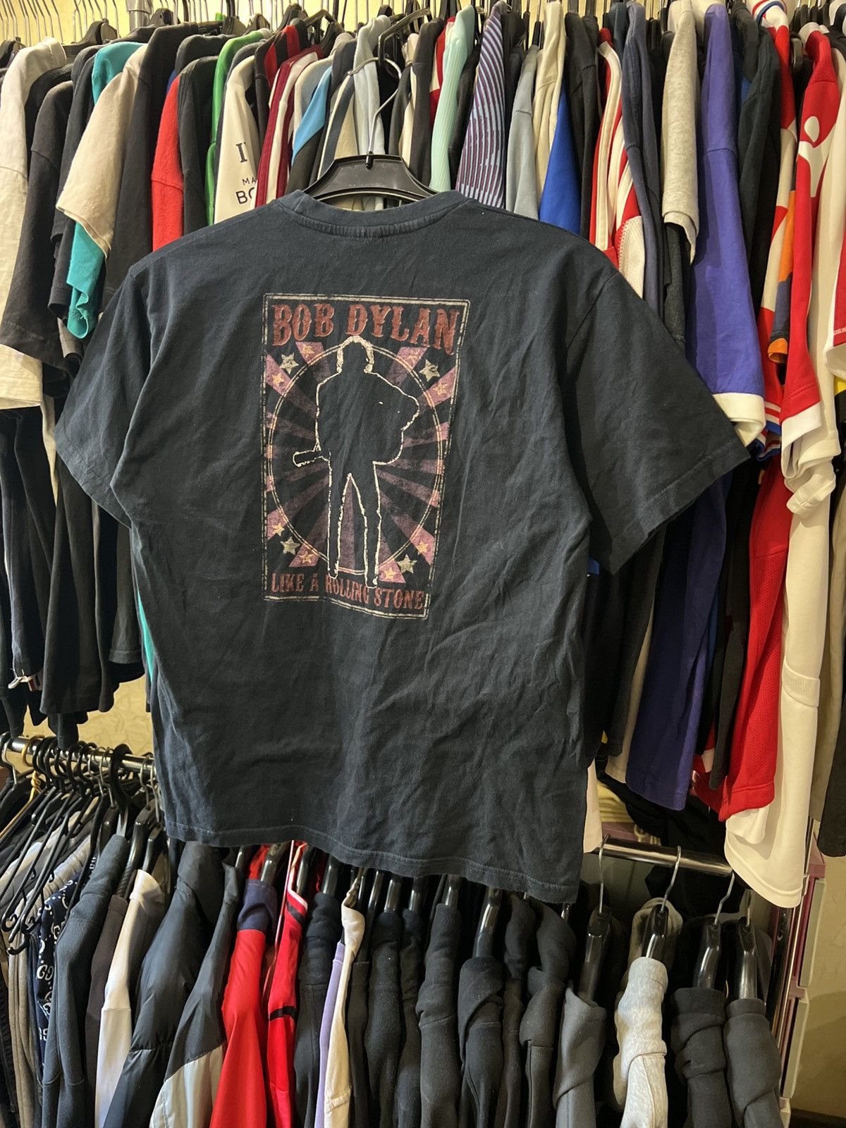Band Tees VINTAGE BOB DYLAN LIKE A ROLLING STONE SONG ALBUM TOUR TEE Size US S / EU 44-46 / 1 - 1 Thumbnail