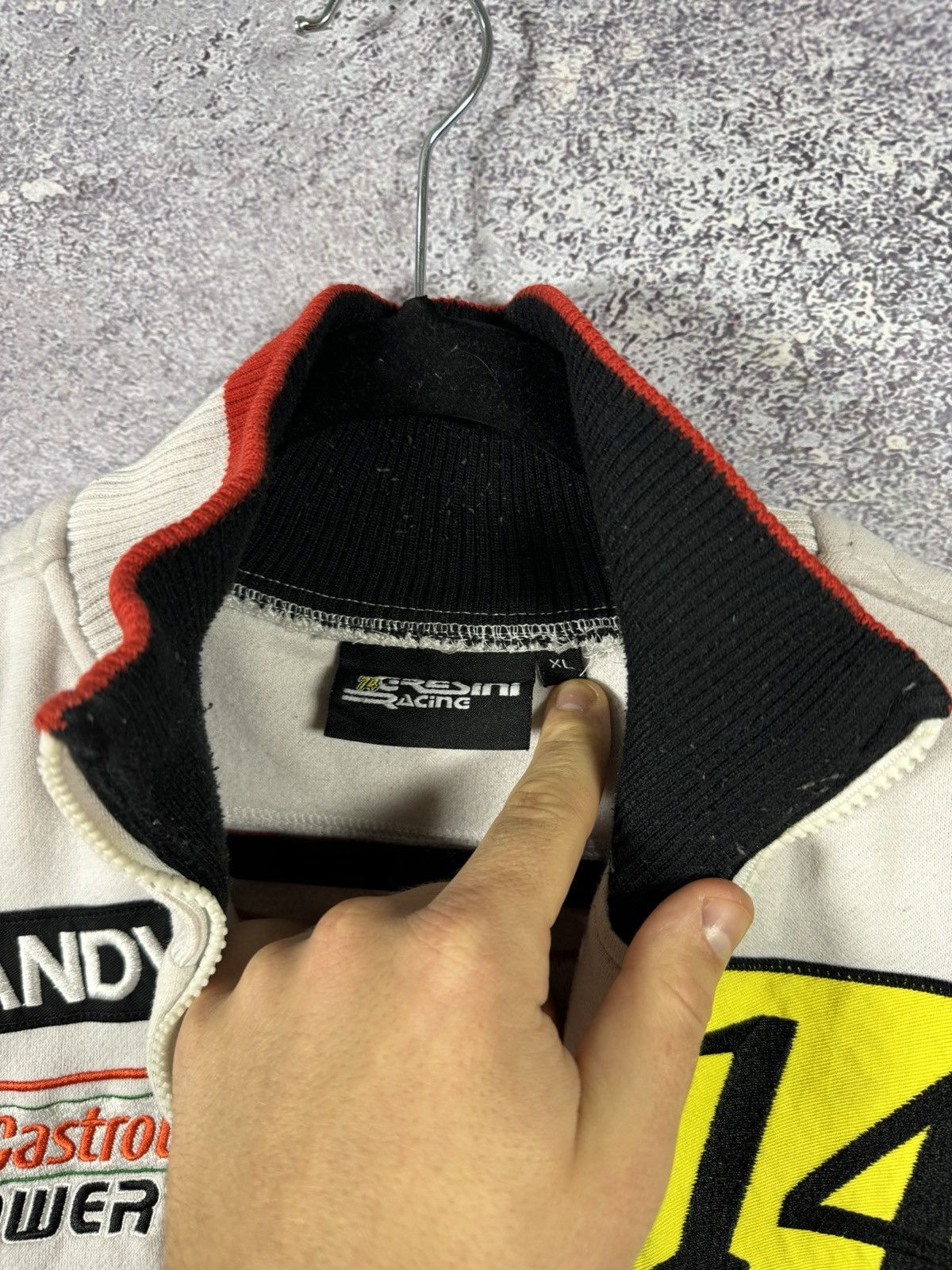 Formula 1 × Honda × Vintage Honda Gresini Racing Patches Zip Hooded F-1 Team Playboy L Size US L / EU 52-54 / 3 - 12 Thumbnail
