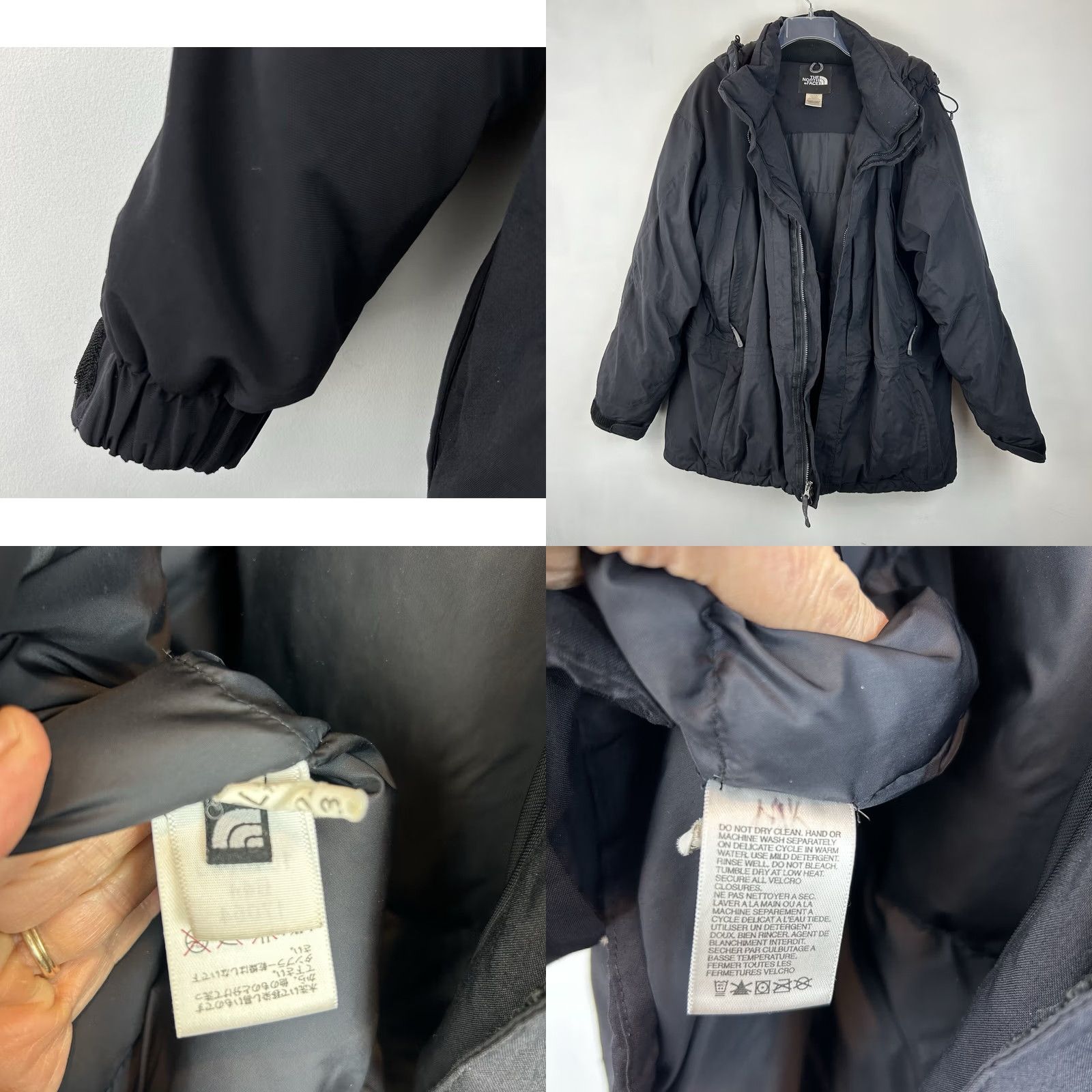 The North Face VINTAGE The North Face Jacket Parka Mens Large Black Down HyVent Outdoors Winter 90s Mens Size US L / EU 52-54 / 3 - 10 Thumbnail