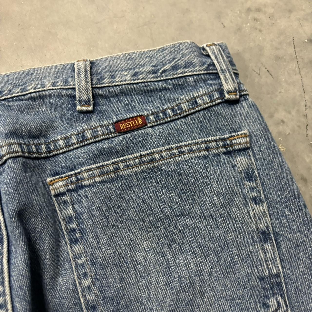 Japanese Brand × Vintage Crazy Vintage Y2K/2000s Grunge Medium Wash Denim Jeans! Size US 36 / EU 52 - 7 Thumbnail