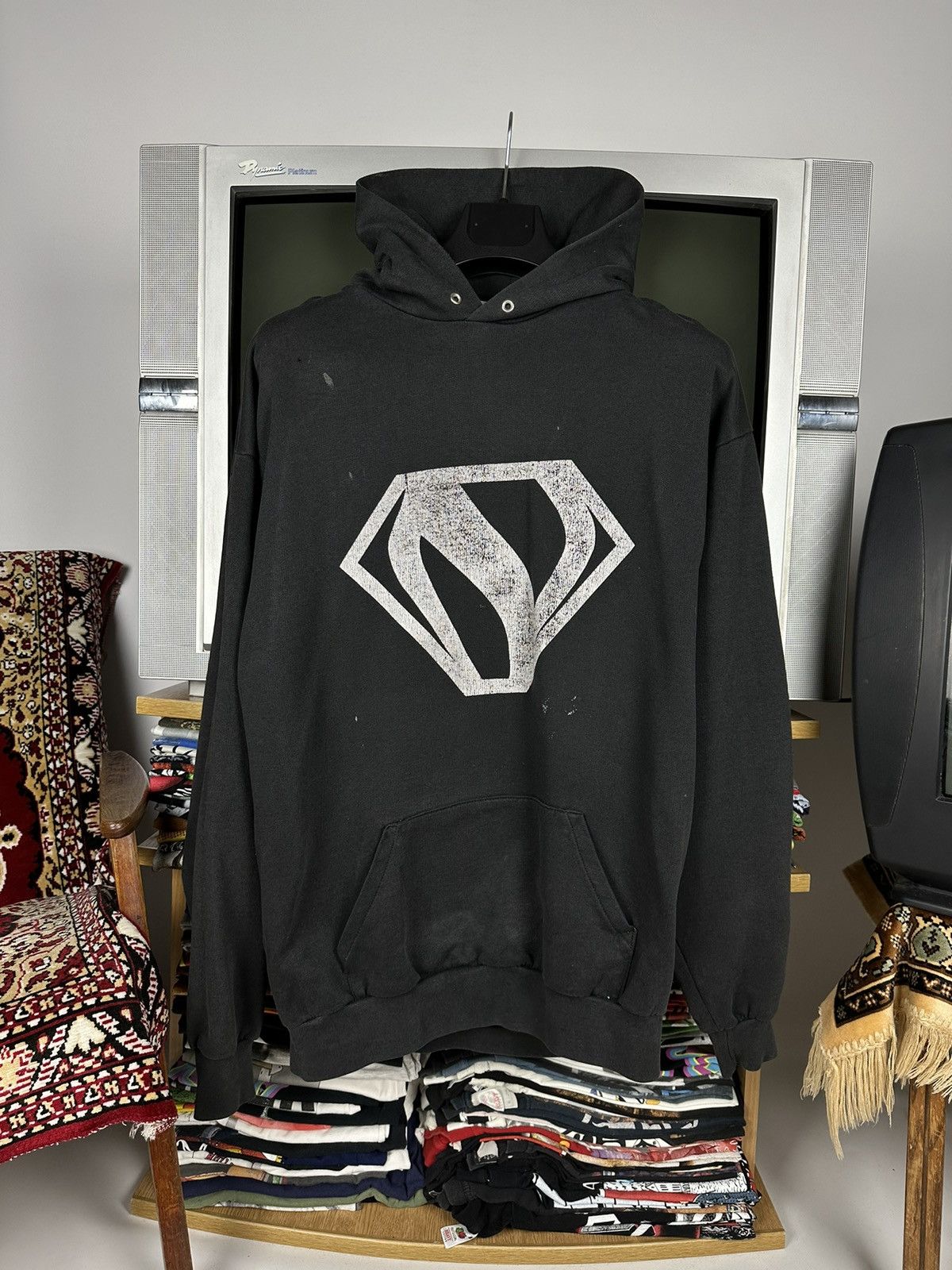 Band Tees × Rap Tees × Vintage Vintage 1997 Nana ‘Nana’ Faded Rap Hoodie Size US L / EU 52-54 / 3 - 3 Thumbnail