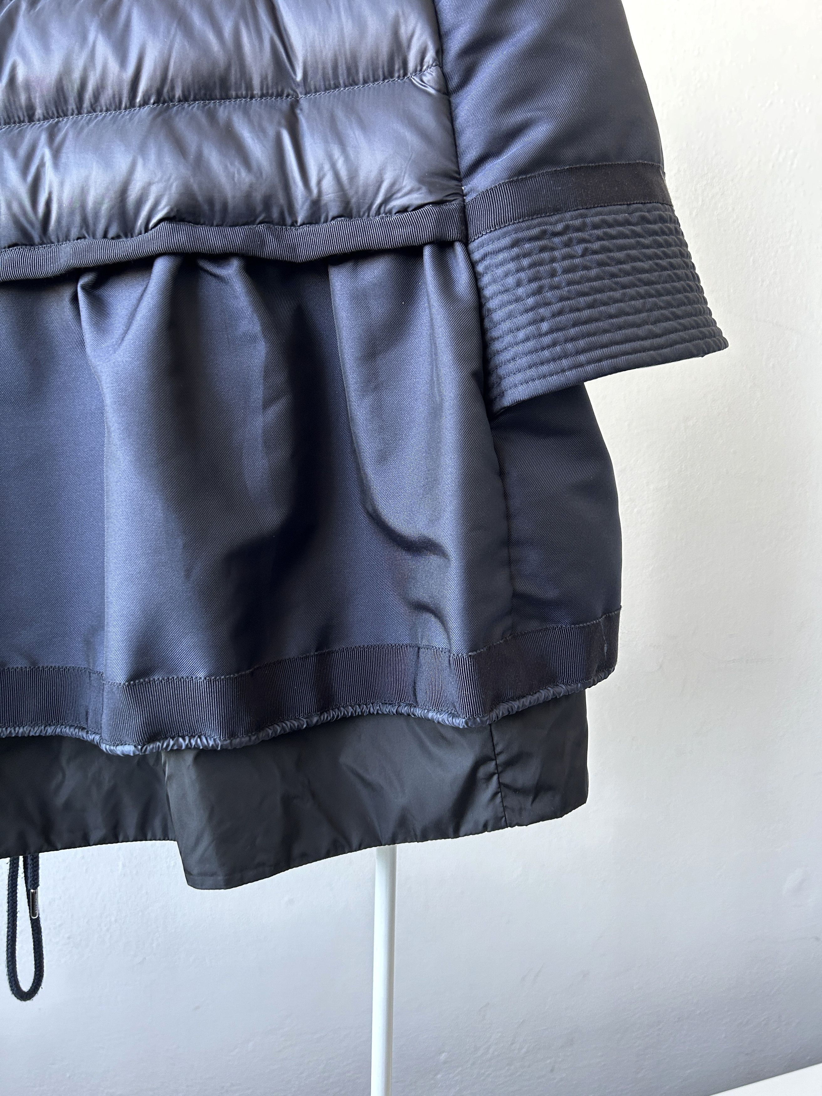 Moncler AW2017 moncler Sophie giubbotto puffer hooded poncho Size L / US 10 / IT 46 - 12 Thumbnail