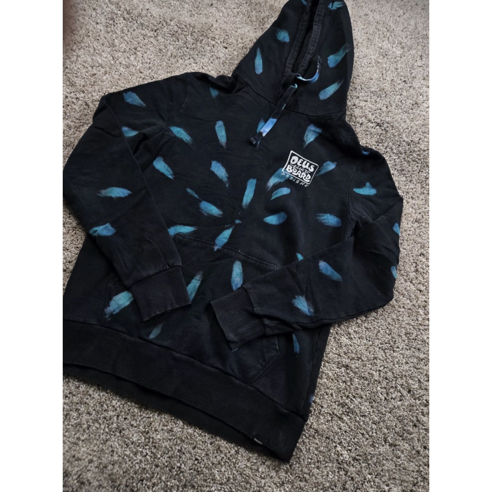 BONSAI Dues Ex Machina Bonsai Hoodie Small Mens Black Tie Dye Dues Surf Boards Graphic Size US S / EU 44-46 / 1 - 3 Thumbnail
