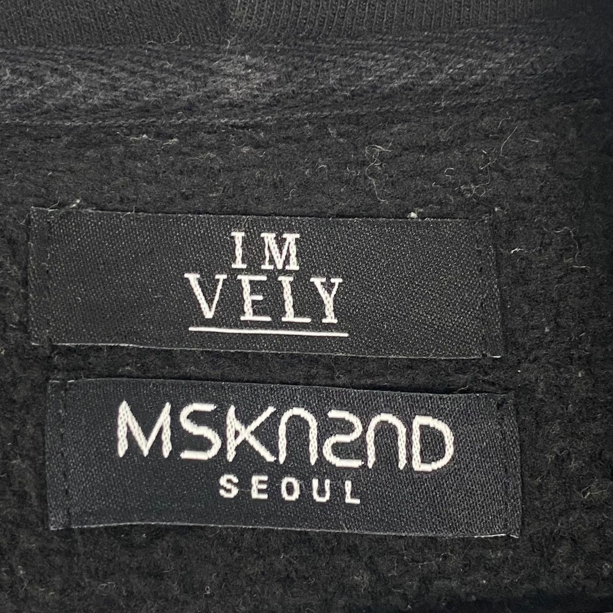 Vintage Vintage MSKN2ND Seoul Hoodie Full Zip Sweater Black Size XL Size US XL / EU 56 / 4 - 7 Thumbnail