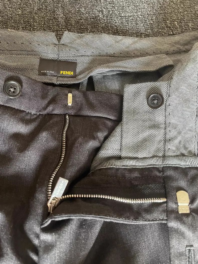 Fendi FENDI Wool trousers Size 48L - 3 Thumbnail