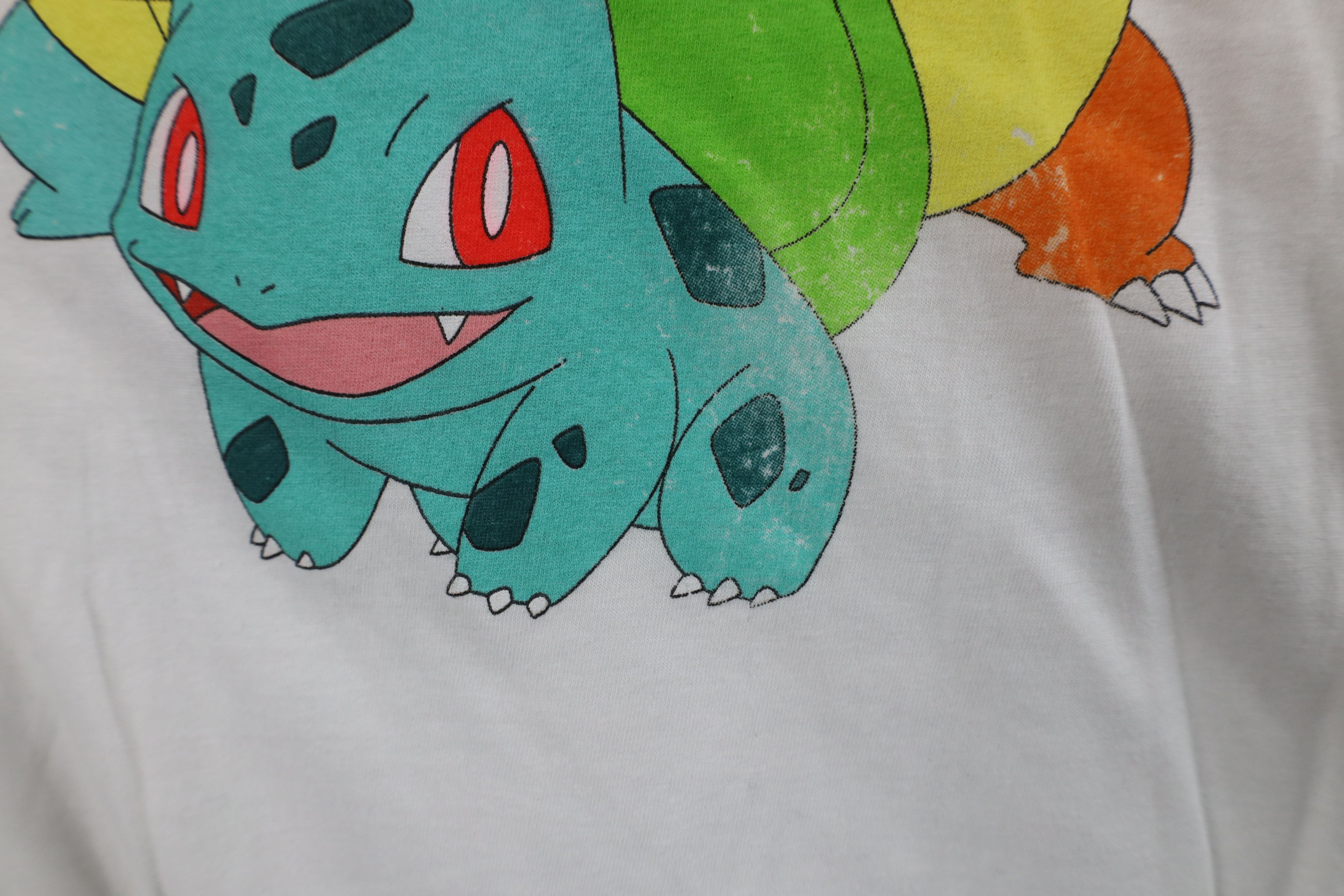 Vintage Retro Pokemon Pikachu Charmander Bulbasaur Squirtle T-Shirt Size M / US 6-8 / IT 42-44 - 5 Thumbnail