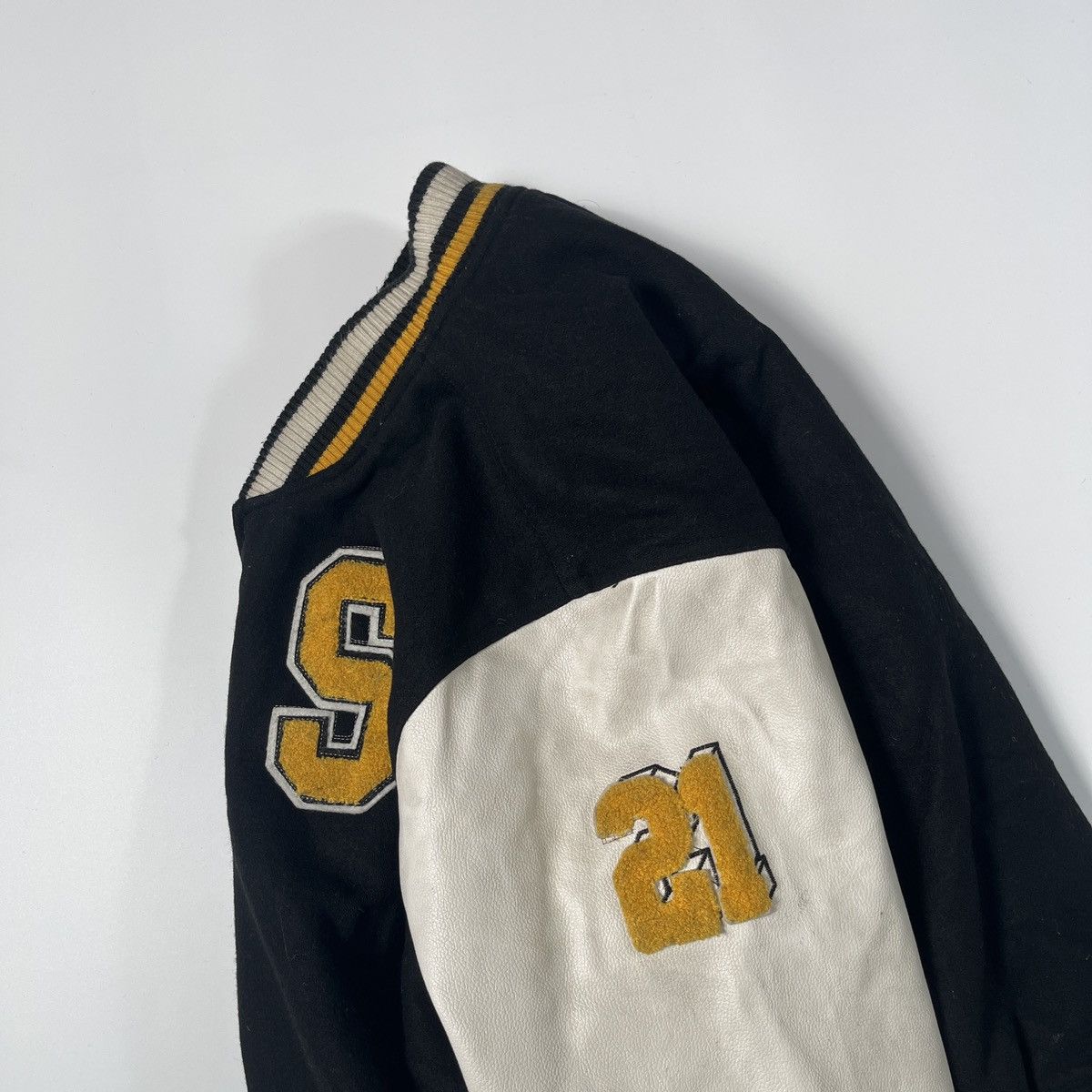 Southpole Southpole Varsity Wool & Leather Jacket Size US L / EU 52-54 / 3 - 8 Thumbnail