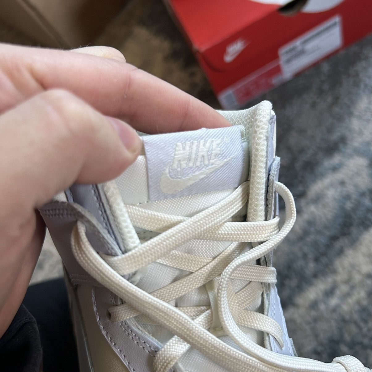 Nike DD1869-102 NiKE DUNK HiGH FOOTBALL GREY SAiL PALE iVORY Size US 10 / EU 43 - 5 Thumbnail