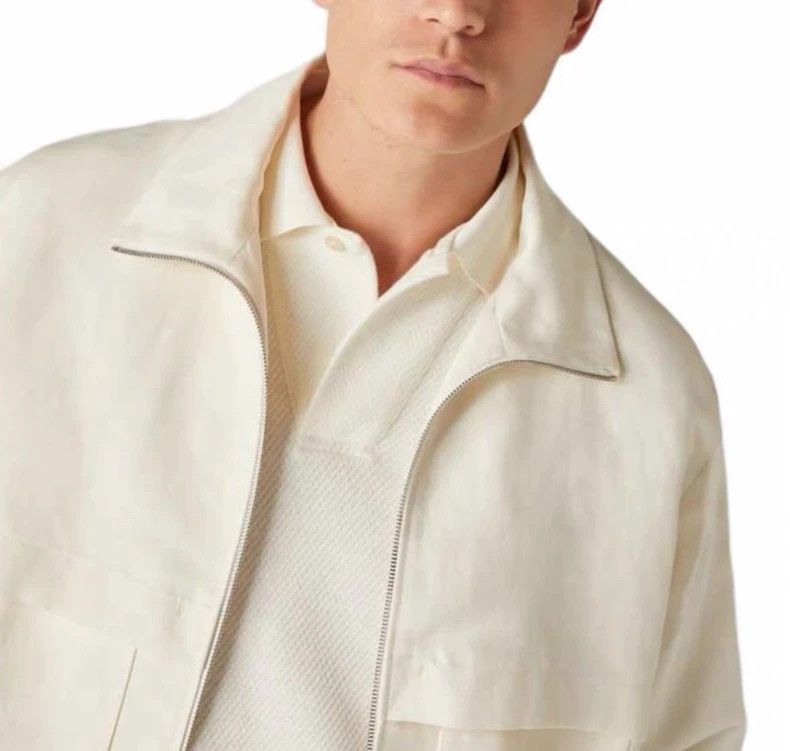 Loro Piana LORO PIANA Solid color zipper stand collar long sleeve jac Size US S / EU 44-46 / 1 - 4 Thumbnail