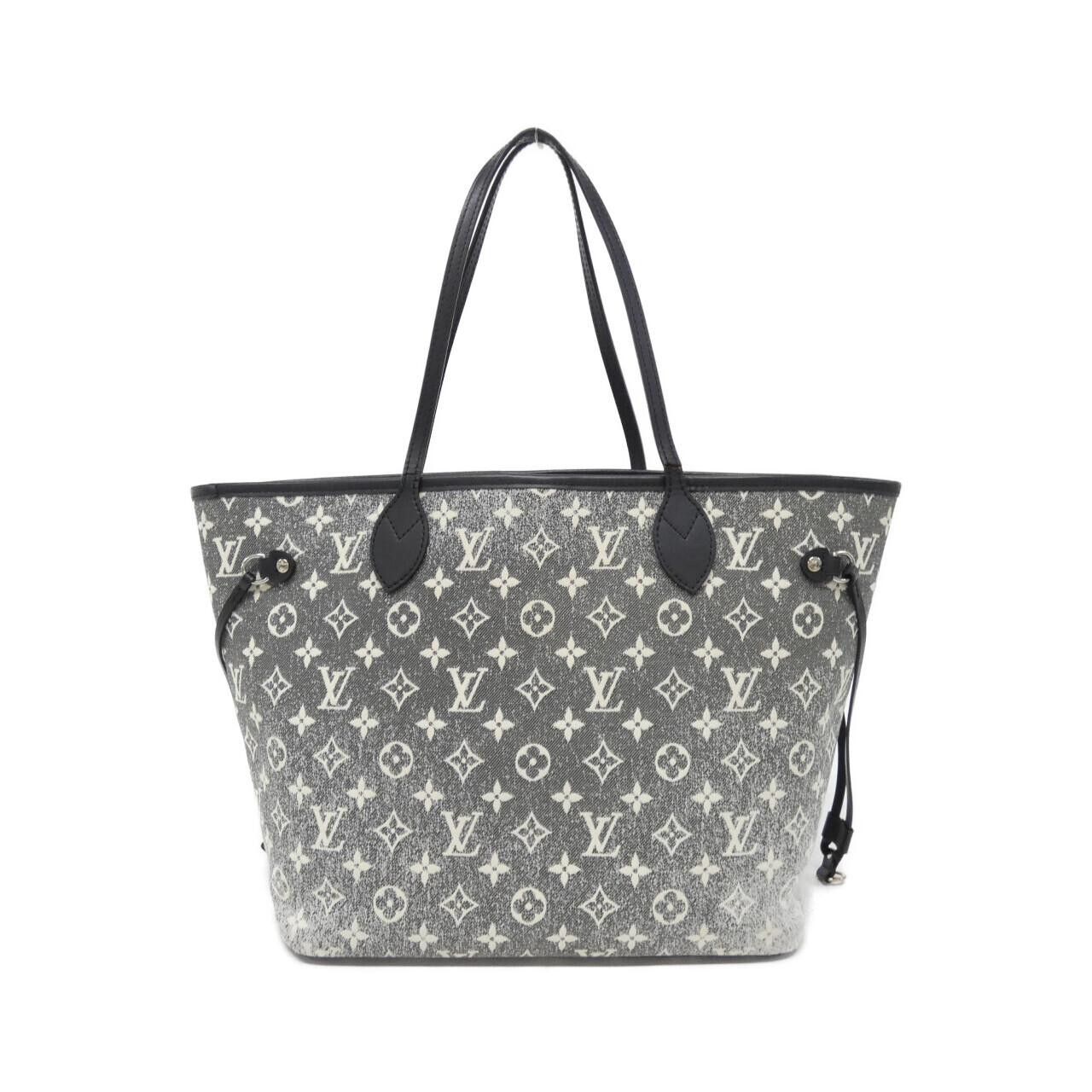 Louis Vuitton Louis Vuitton Louis Vuitton Monogram Jacquard Denim Tote Bag Textile Tote Bag M21465 DUTY FREE for USA Size ONE SIZE - 1 Thumbnail