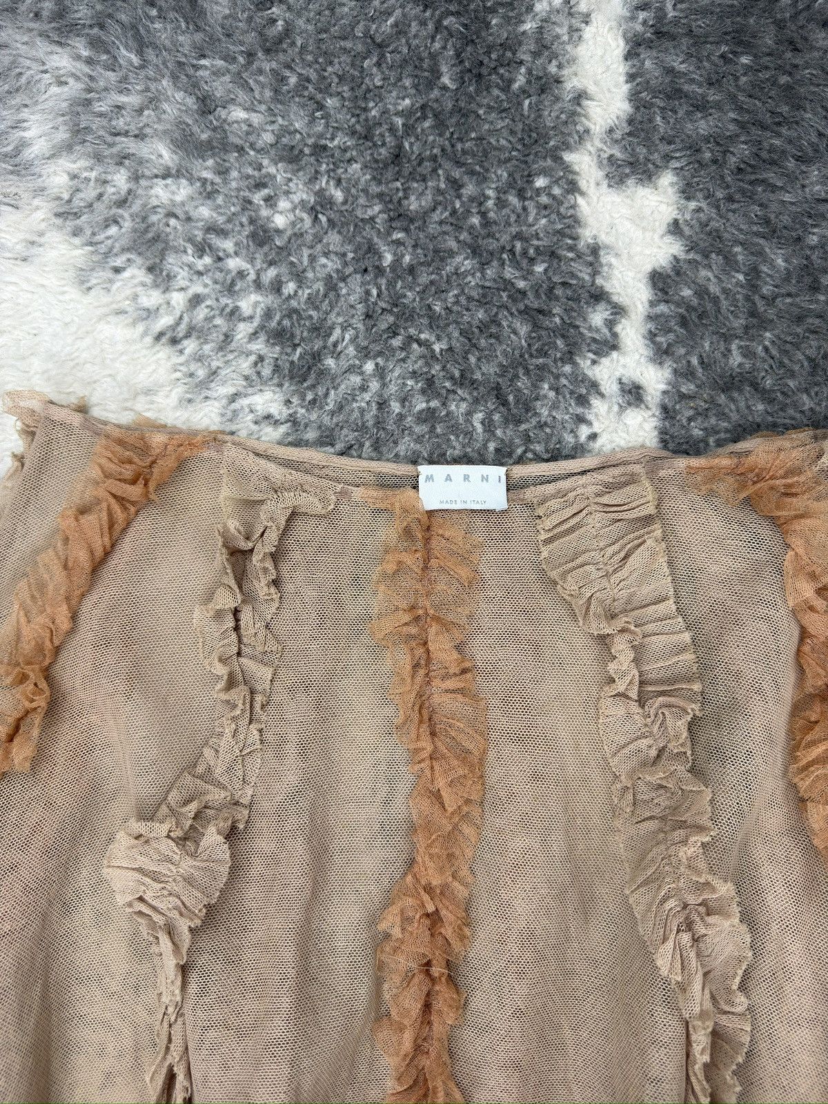 Marni MARNI Mesh Fairy Boho Skirt Size 28" / US 6 / IT 42 - 3 Thumbnail