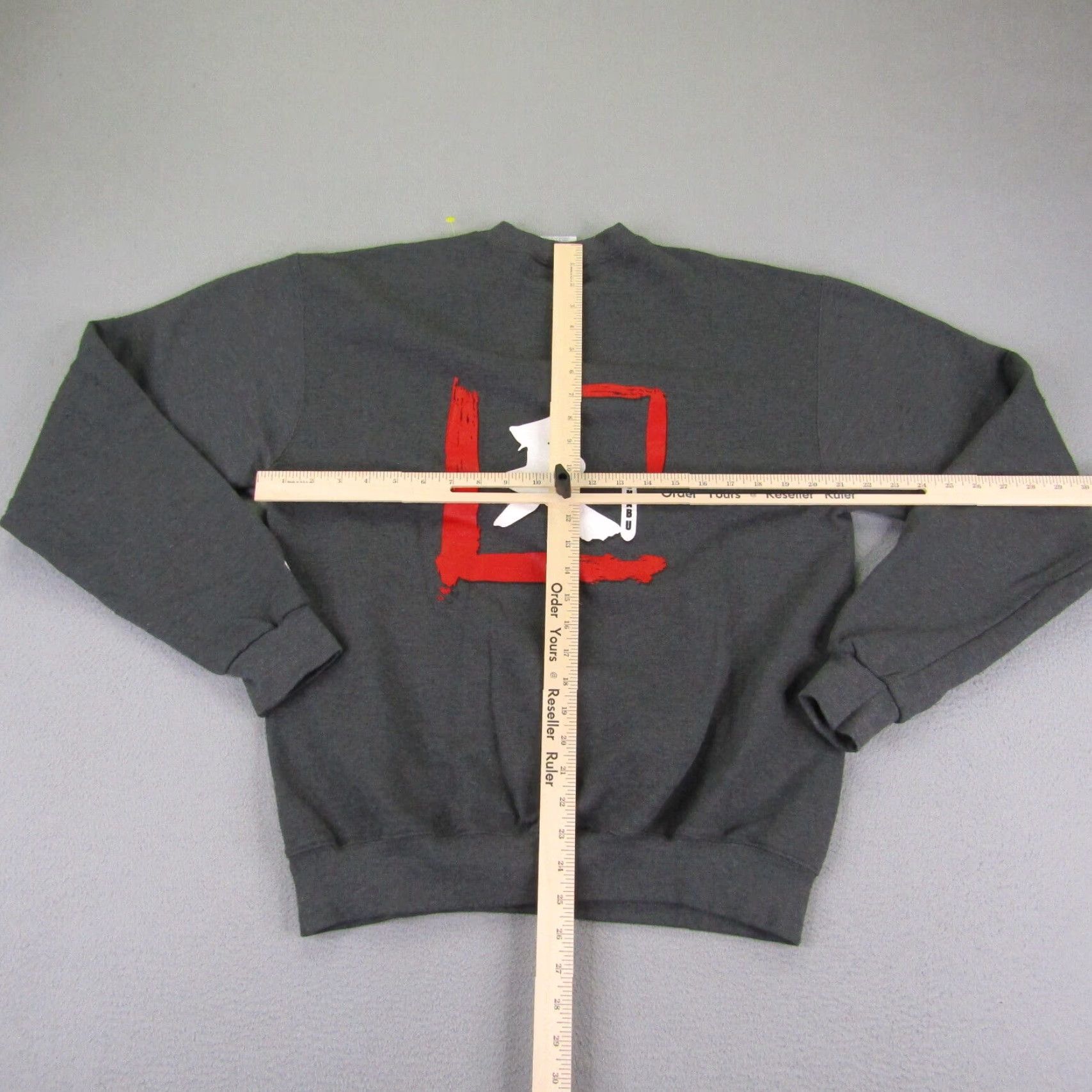 Champion Champion Sweatshirt Mens Medium Gray Crew Neck Pullover Sweater Graphic Print Size US M / EU 48-50 / 2 - 7 Thumbnail