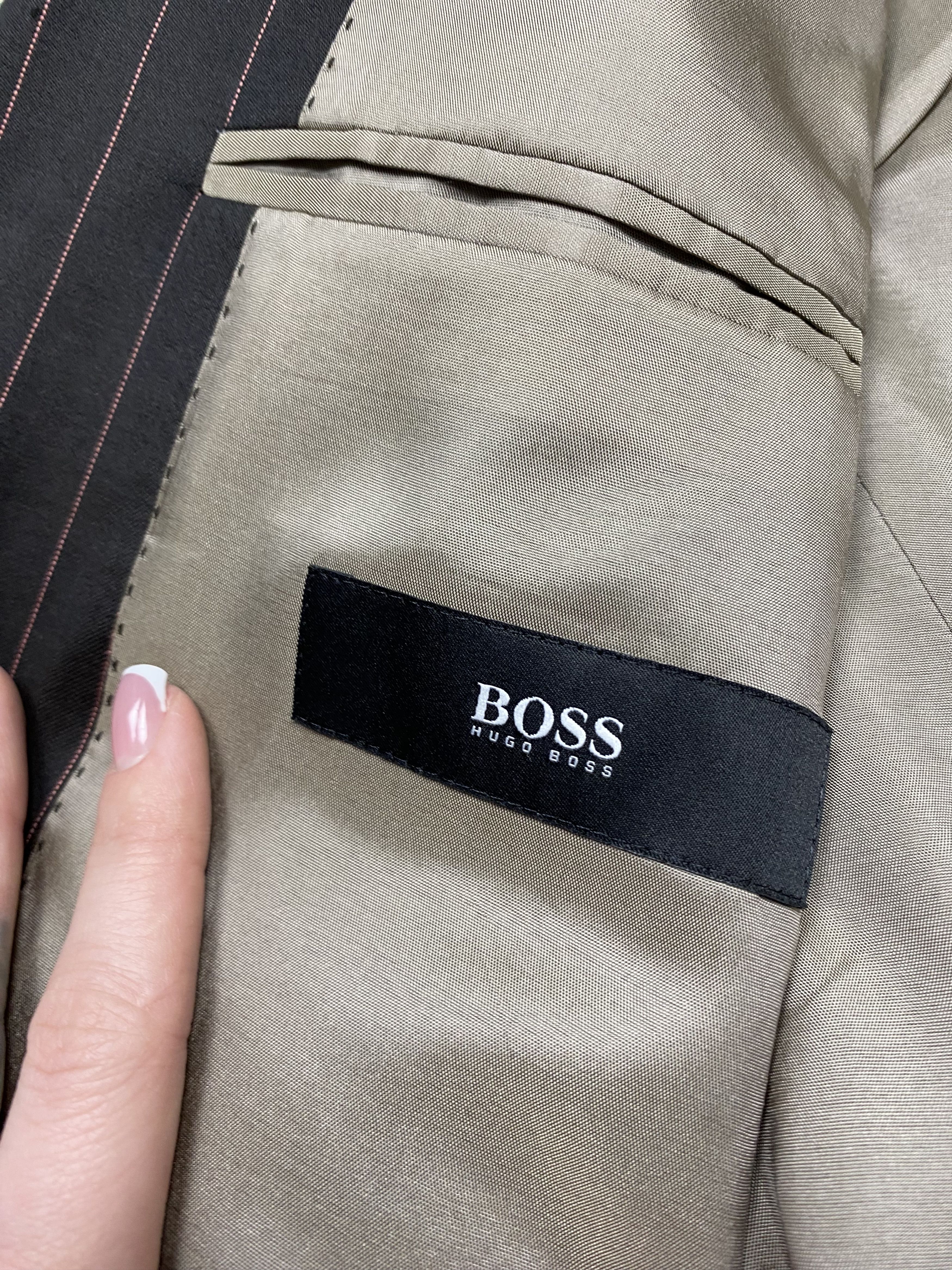 Hugo Boss Hugo Boss Vintage Mens Wool Suit 2 Buttons Blazer + Pants Size 40R - 4 Thumbnail