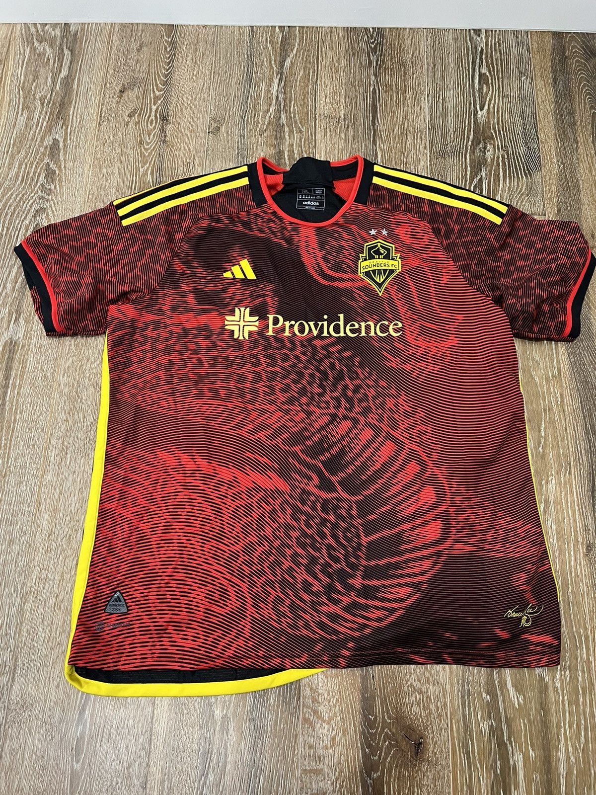 Adidas Adidas seattle sounders fc lillard bruce lee kit jersey Size US XXL / EU 58 / 5 - 1 Thumbnail