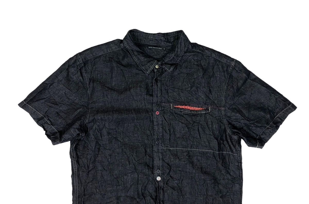 Japanese Brand × Marithe + Francois Girbaud Marithe Francois Girbaud Blue Indigo Button Up Shirt Size US L / EU 52-54 / 3 - 3 Thumbnail