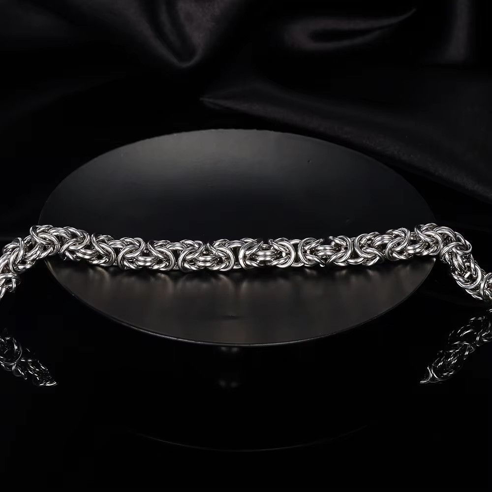 Jewelry Polished Miami Cuban Smooth Chain Bracelet Size ONE SIZE - 7 Thumbnail