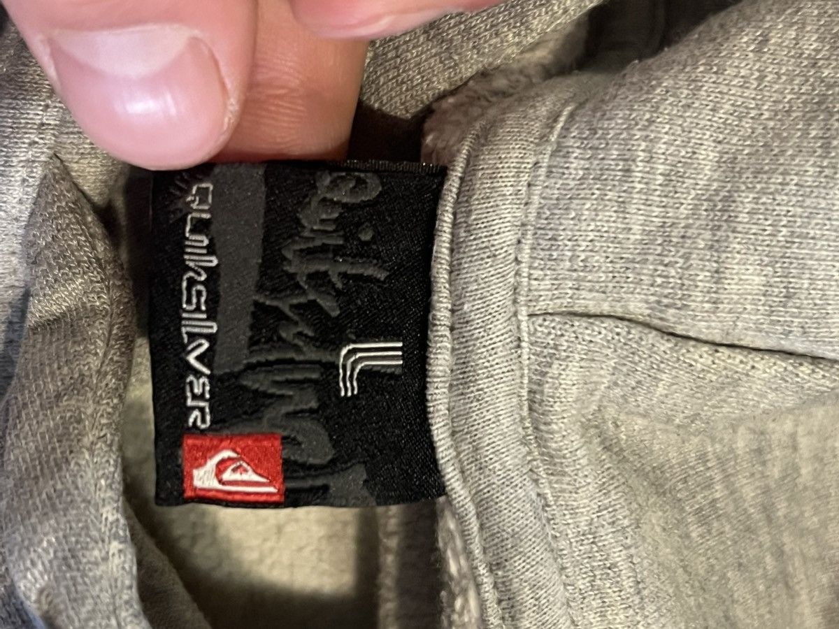 Vintage Y2K Distressed With Fur Hoodie / Archive Gray Faded Grunge Size US L / EU 52-54 / 3 - 9 Thumbnail