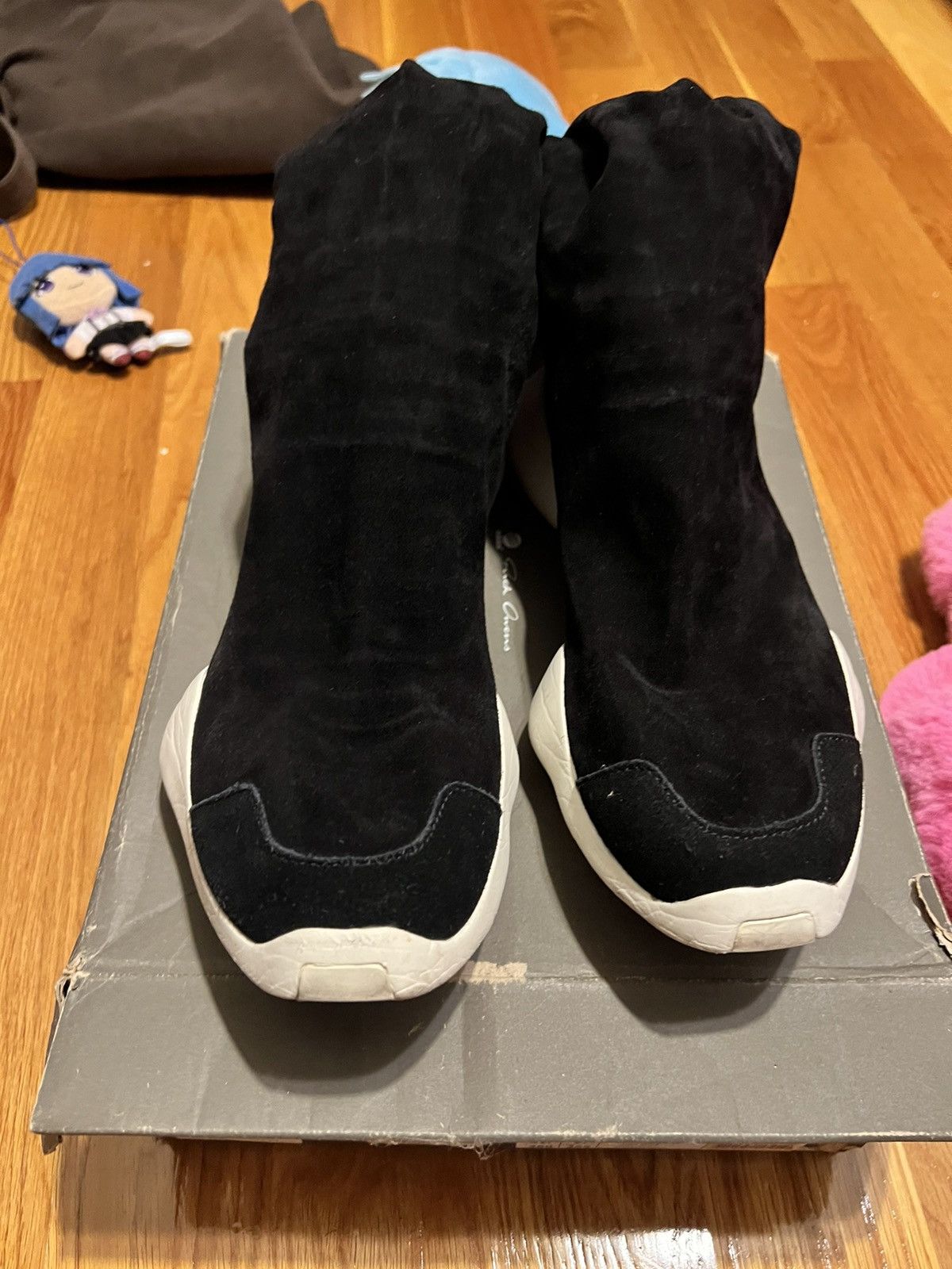 Rick Owens Drkshdw Rick Owens x Adidas stretch boots Size US 8 / EU 41 - 6 Thumbnail