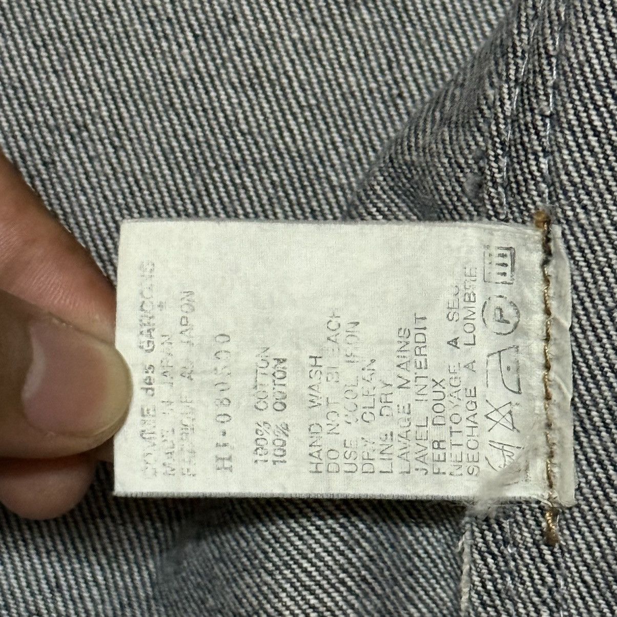 Comme des Garcons Homme Vintage 80s Comme Des Garcons Denim Jacket Patchwork Size US M / EU 48-50 / 2 - 16 Thumbnail