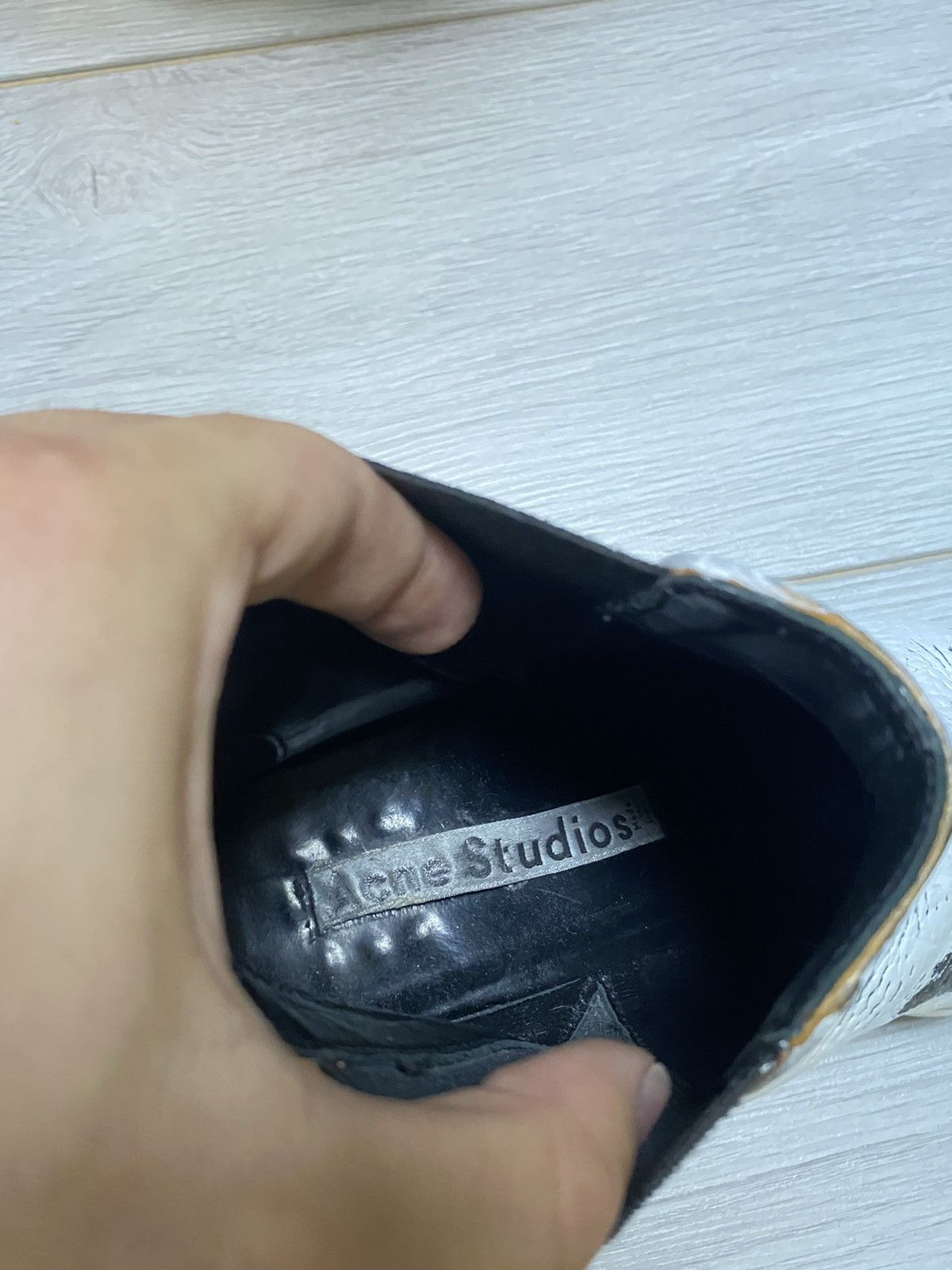 Acne Studios Acne Studios Chelsea Vero Cuolo leather boots heels painted Size US 9 / IT 39 - 6 Thumbnail
