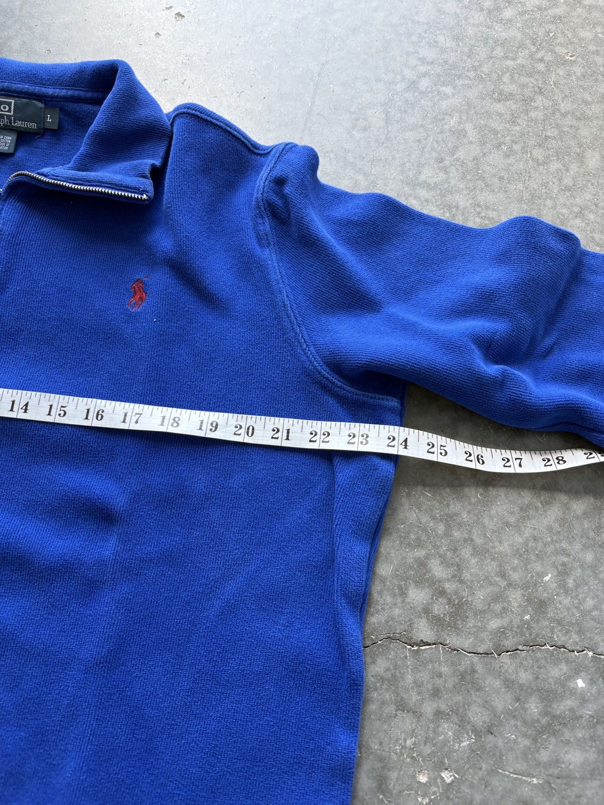 Polo Ralph Lauren Vintage Y2K Polo Ralph Lauren Quarter Zip Sweatshirt Size US L / EU 52-54 / 3 - 6 Thumbnail