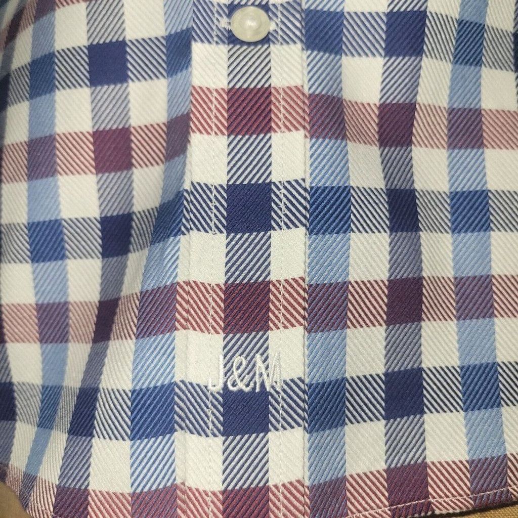 Johnston & Murphy Johnston & Murphy Tailored Fit Woven Long Sleeve Shirt. Size US L / EU 52-54 / 3 - 10 Thumbnail