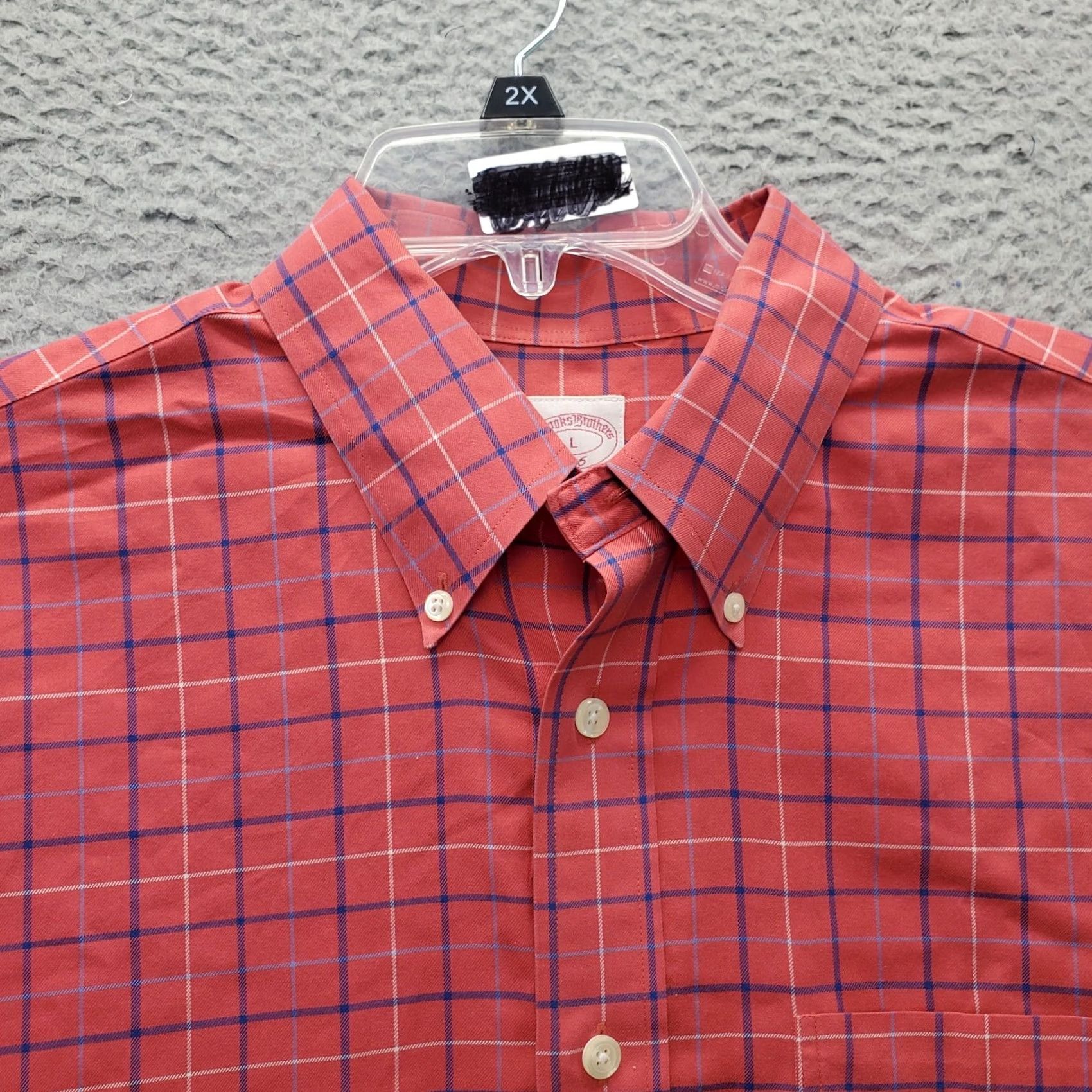 Brooks Brothers Brooks Brothers Shirt Men Large Multi Checkered Non-Iron Regular Fit Button Down Mens Size L Size US L / EU 52-54 / 3 - 4 Thumbnail