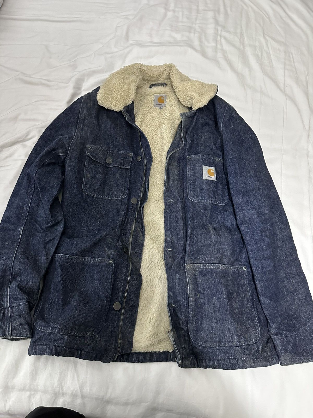 Carhartt Denim x Fur Carhartt Jacket Size US S / EU 44-46 / 1 - 1 Thumbnail