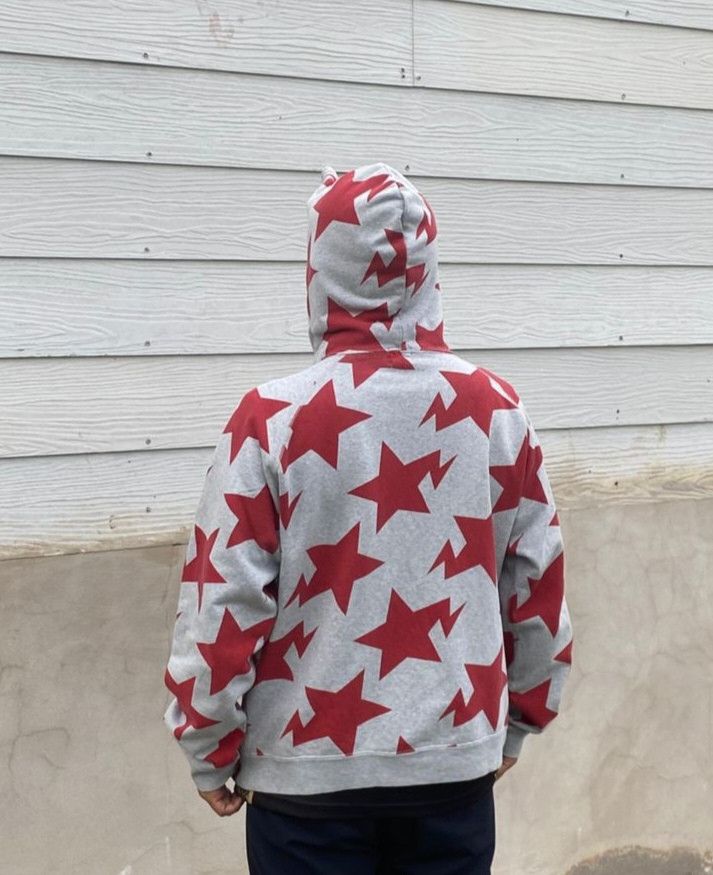 Bape 💥 Delete💥 Vintage 2000 Bapesta Fully Zipper Hooded Jacket Size US M / EU 48-50 / 2 - 2 Thumbnail