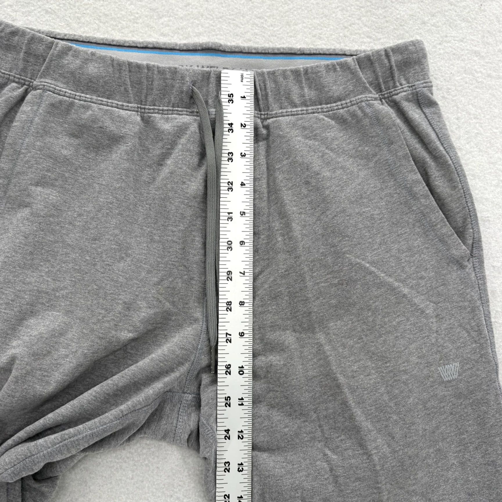Vintage Mack Weldon Pants Mens Small Tall Gray Knit Joggers Sweatpants Lounge Gym Casual Size US 29 - 7 Thumbnail