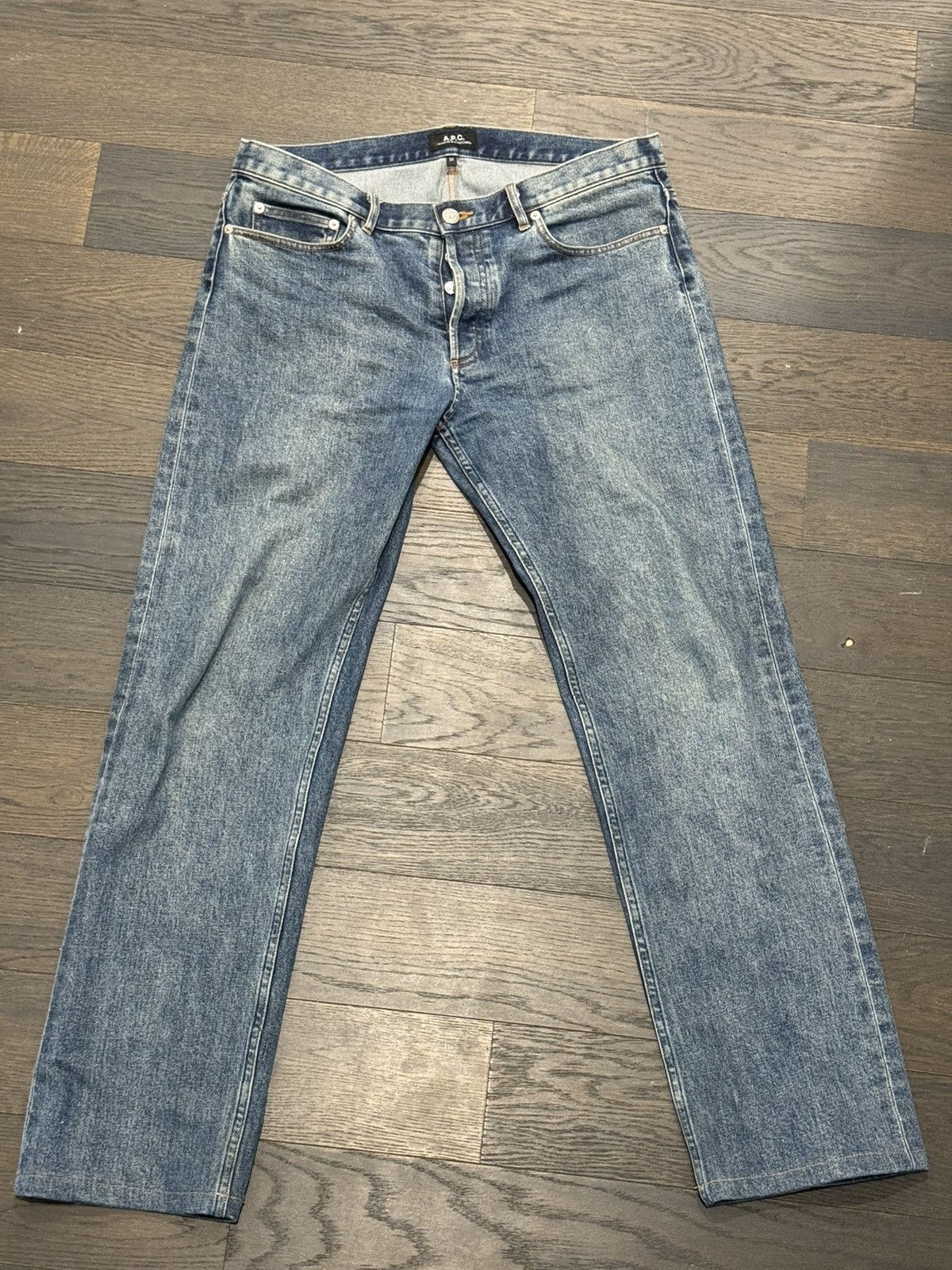 A.P.C. APC New Standard Medium Wash Denim Size US 34 / EU 50 - 1 Thumbnail