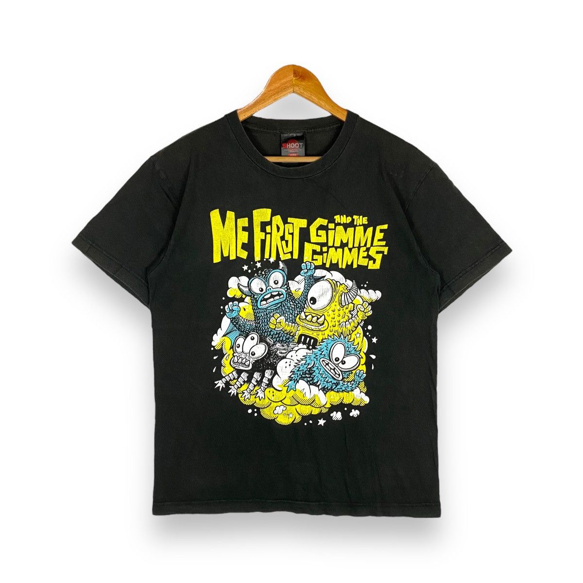 image of Band Tees x Rock Band Vintage Me First And The Gimme Gimmes Tour Band Tee in Black (Size Large)