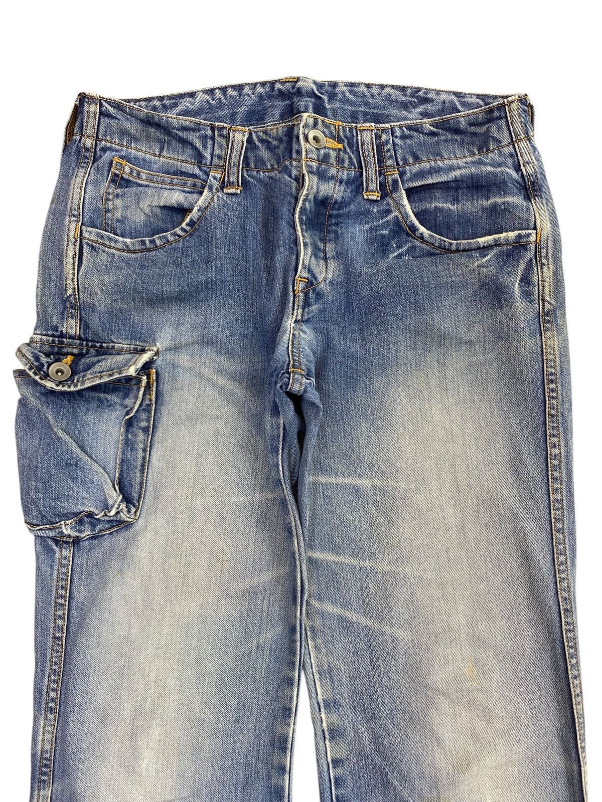 Johnbull Johnbull Blue Faded Wash Style Loose Jeans Size US 30 / EU 46 - 2 Thumbnail
