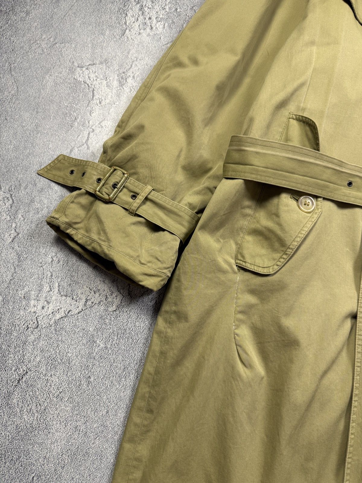 Vintage Yves Saint Laurent YSL 80s vintage trench coat Size US L / EU 52-54 / 3 - 3 Thumbnail
