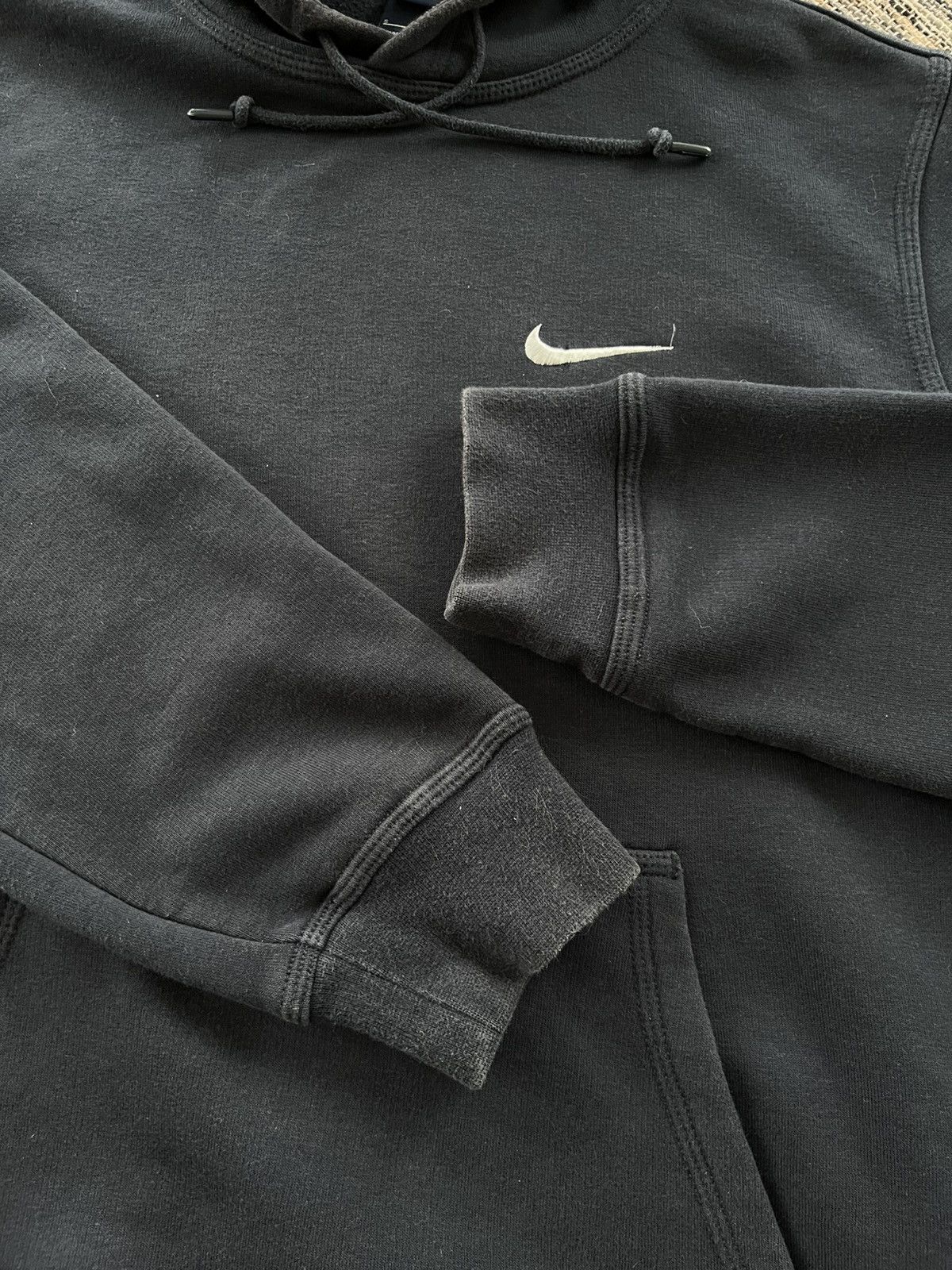 Nike 00s Vintage Nike Hoodie Navy Blue Y2K Blank Small logo Size US S / EU 44-46 / 1 - 11 Thumbnail
