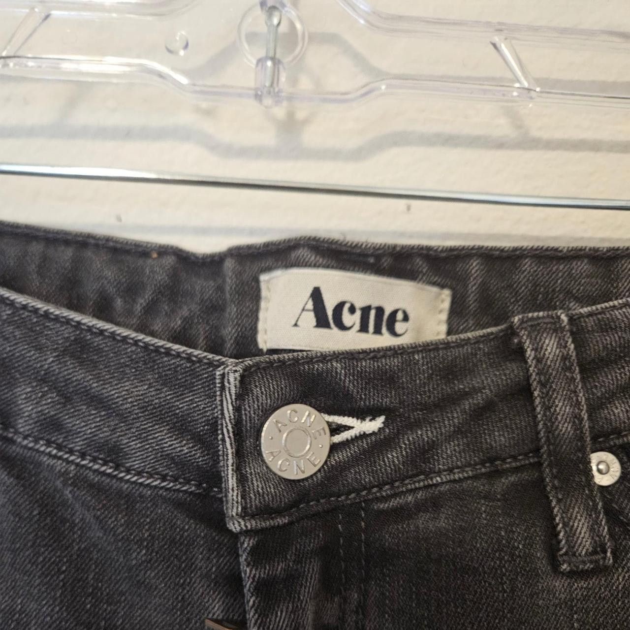 Acne Studios Acne Studios Kex Black Jeans Size US 27 - 4 Thumbnail
